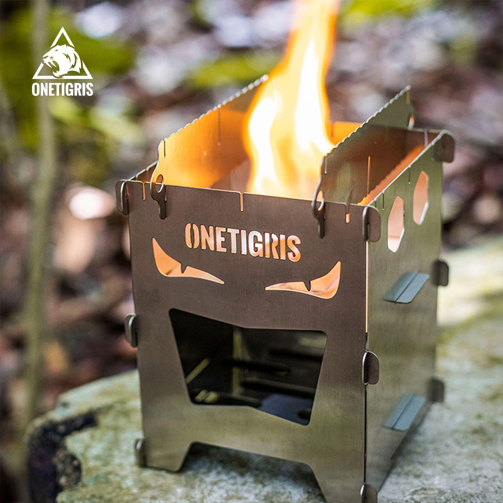 OneTigris キャンプバックパッキング チタンストーブ ポータブル 折りたたみ式 Amazon.co.jp: OneTigris キャンプ バックパッキング ストーブ
