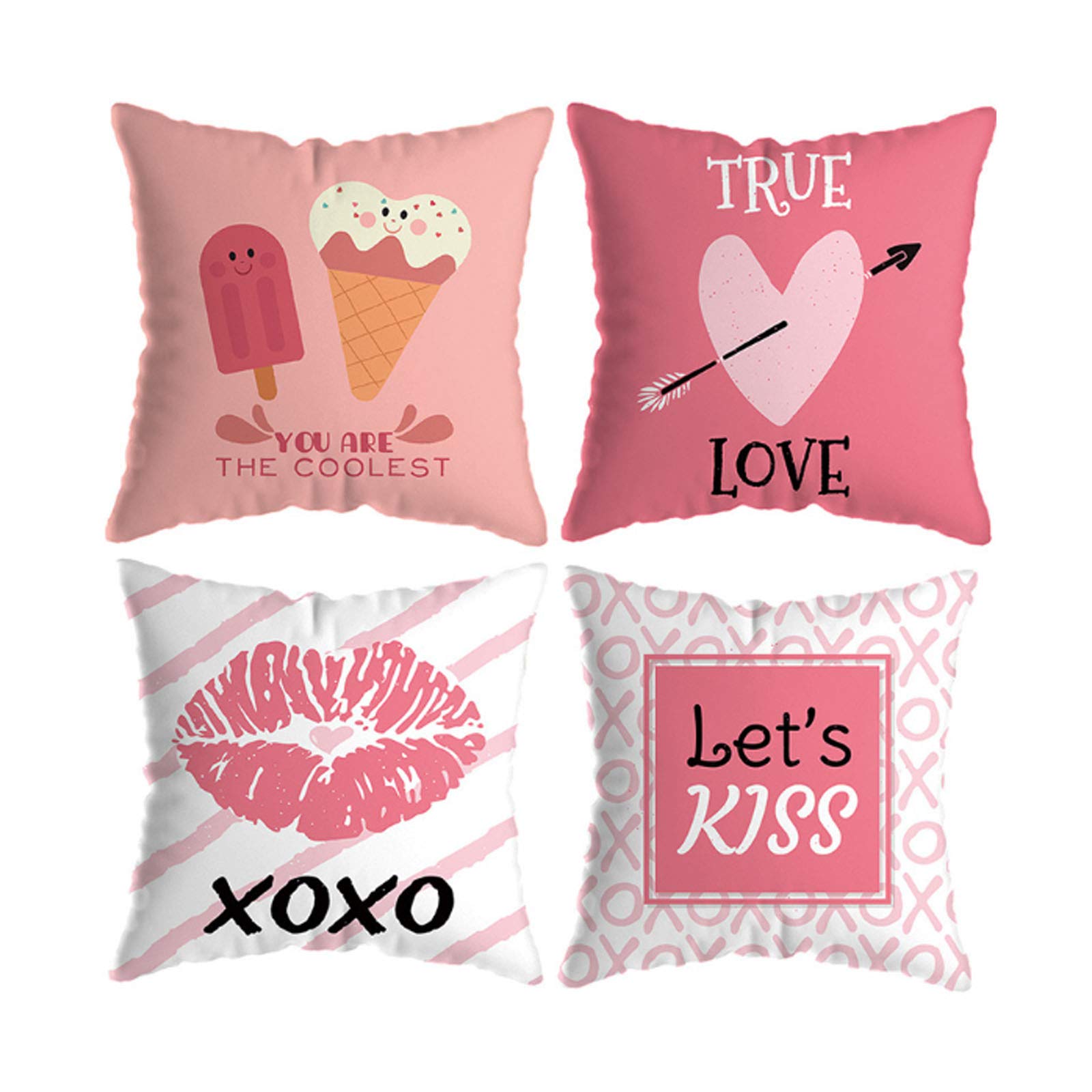 Housses de coussin en coton lin au style rétro romantique pour sublimer votre canapé de salon