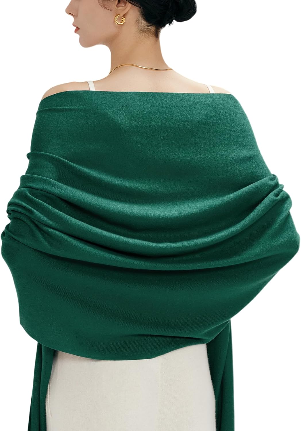 maamgic Women's Winter Scarf Soft Warm Scarf for Women Cozy Shawl Wraps for Women Lightweight Pashmina Style Wrap - Image 3