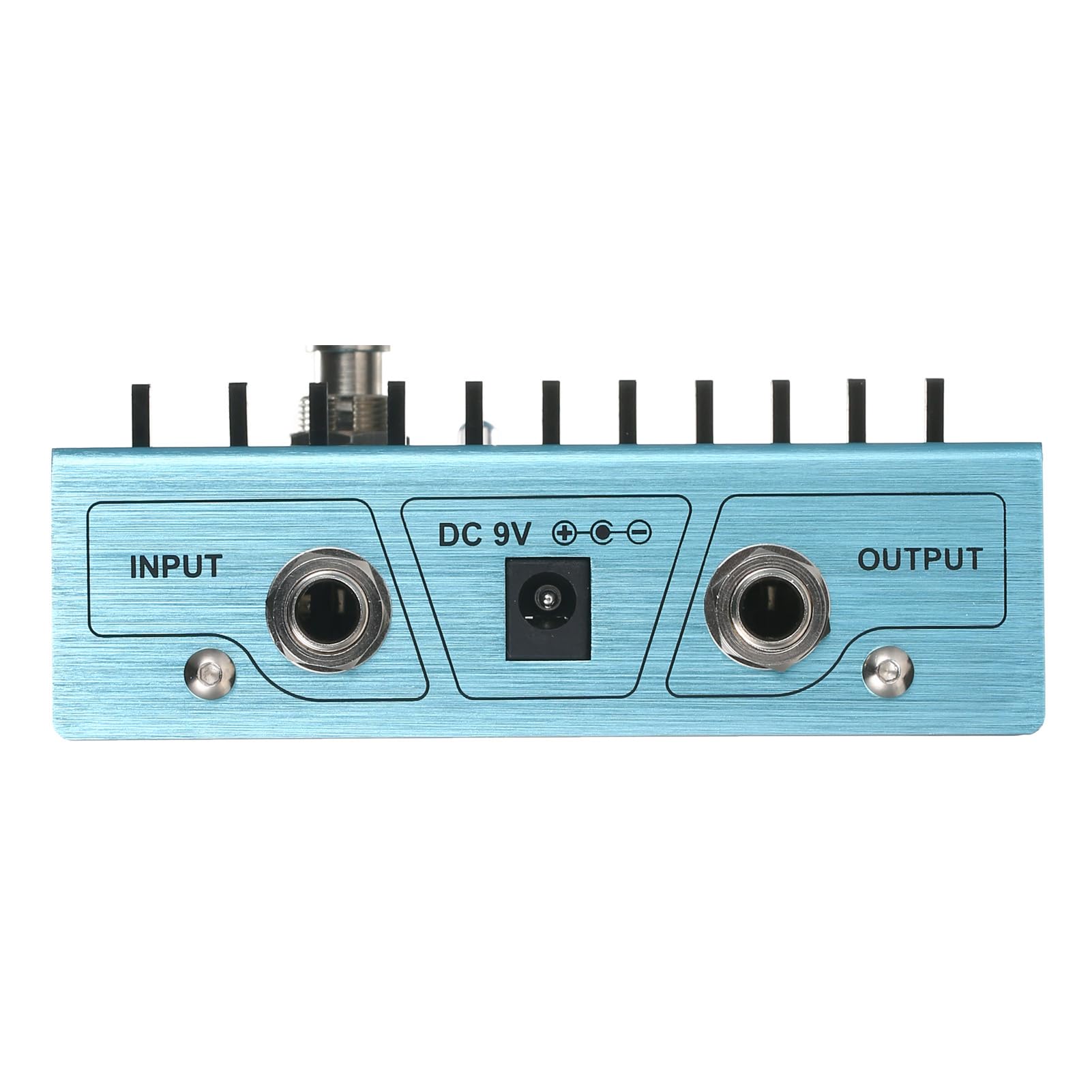 Mini-10-Band-EQ-Gitarreneffektpedal für Gitarrenbass-Aluminiumlegierungskörper für Gitarristen und Bass-Enthusiasten