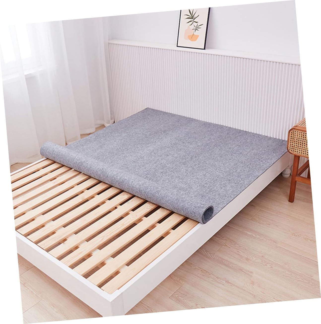 BESTOYARD Dormitory Sleeping Mats Dampproof Bedroom Mat Wear-Resistant Polyester Bed Pad Comfortable and Dry Mattress Pad