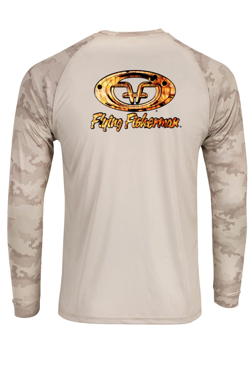 Flying Fisherman Redfish Skin Long Sleeve Performance T-Shirt for Fishing and Outdoor Sports, UPF 50+ Sun Protection