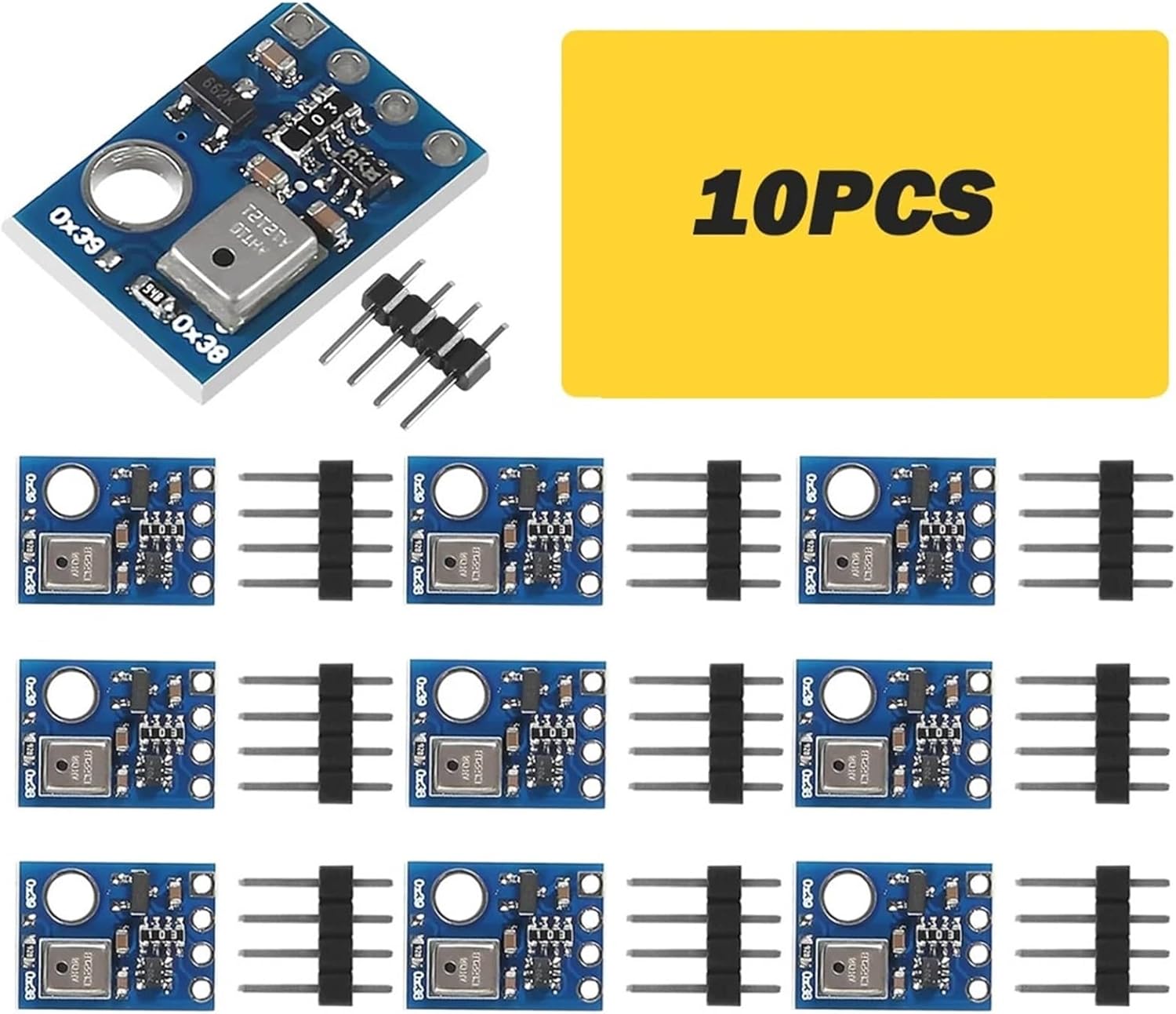 AHT10 High Precision Digital Temperature and Humidity Sensor Measurement Module I2C Communication Replace SHT20(10pcs)
