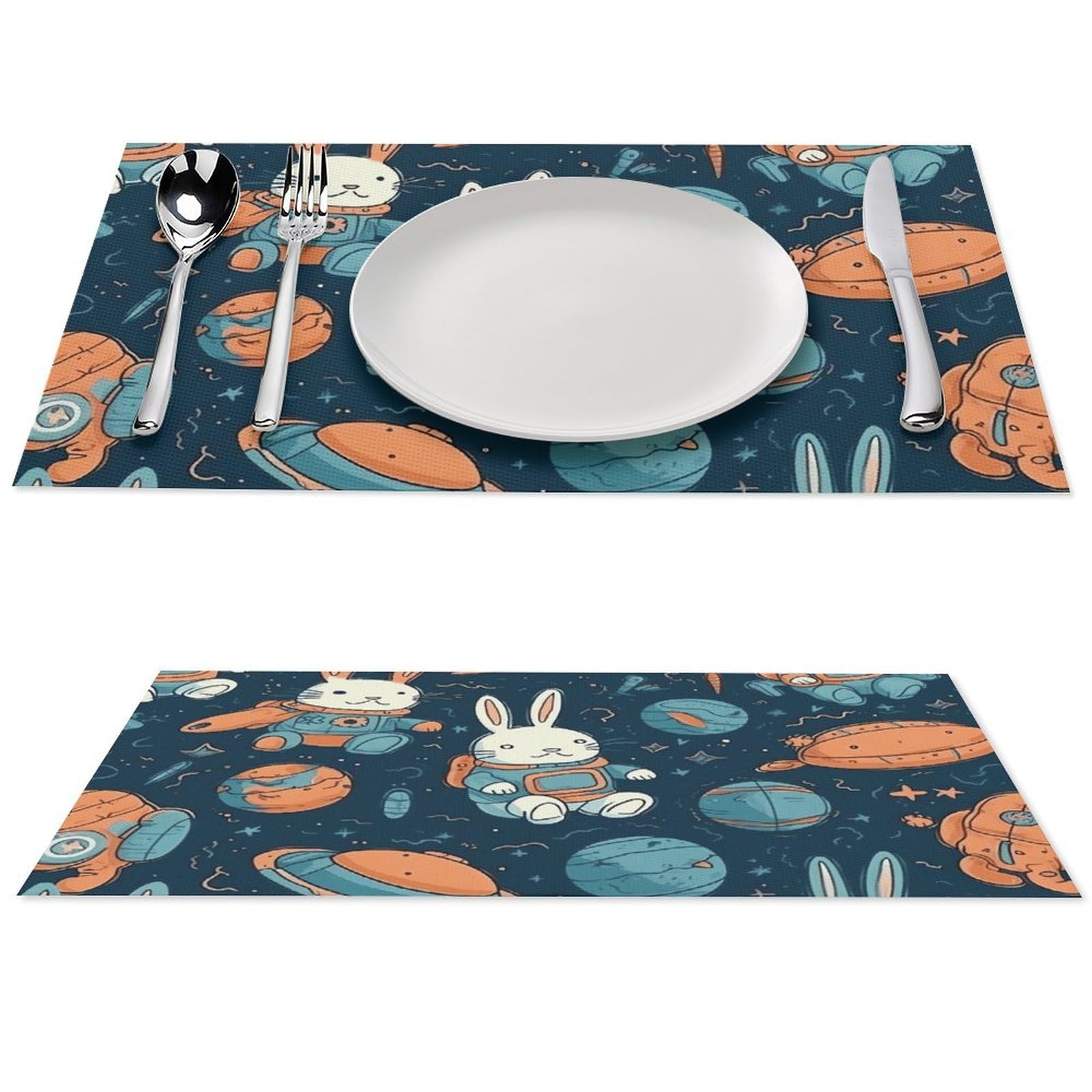 Set de table en PVC résistant chaleur lot de 6 sets table salle à manger cuisine