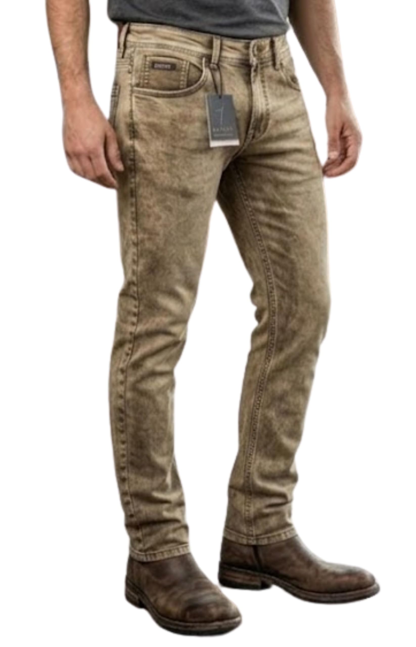Men’s RFD Fabric Regular Fit Mid Rise Stylish Denim Jeans for College Office & Wedding-picture-21
