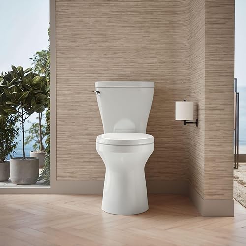 Miniatura 9 de Kohler K-20197-0 Betello - Inodoro alargado de 2 piezas con Revolution 360, color blanco