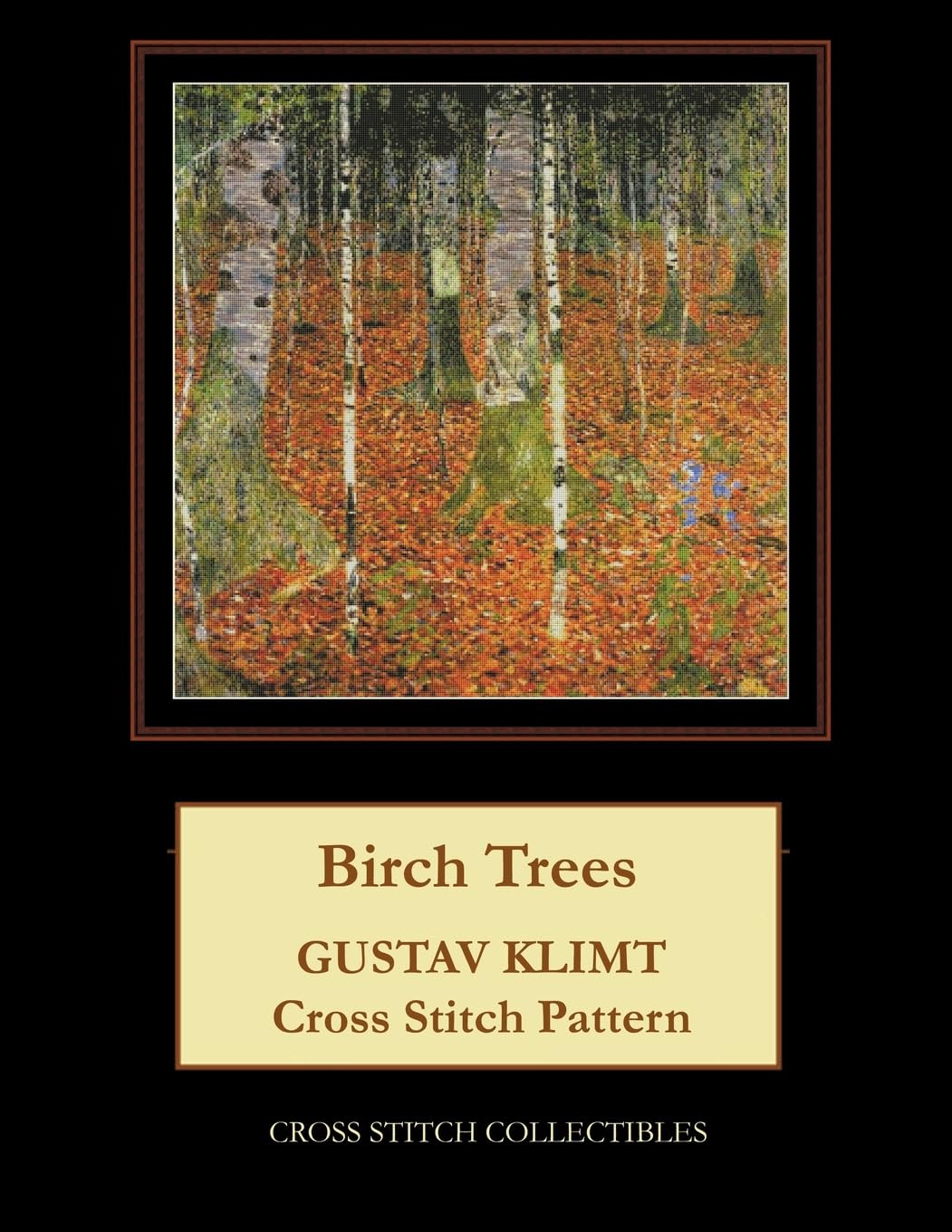 Birch Trees: Gustav Klimt cross stitch pattern