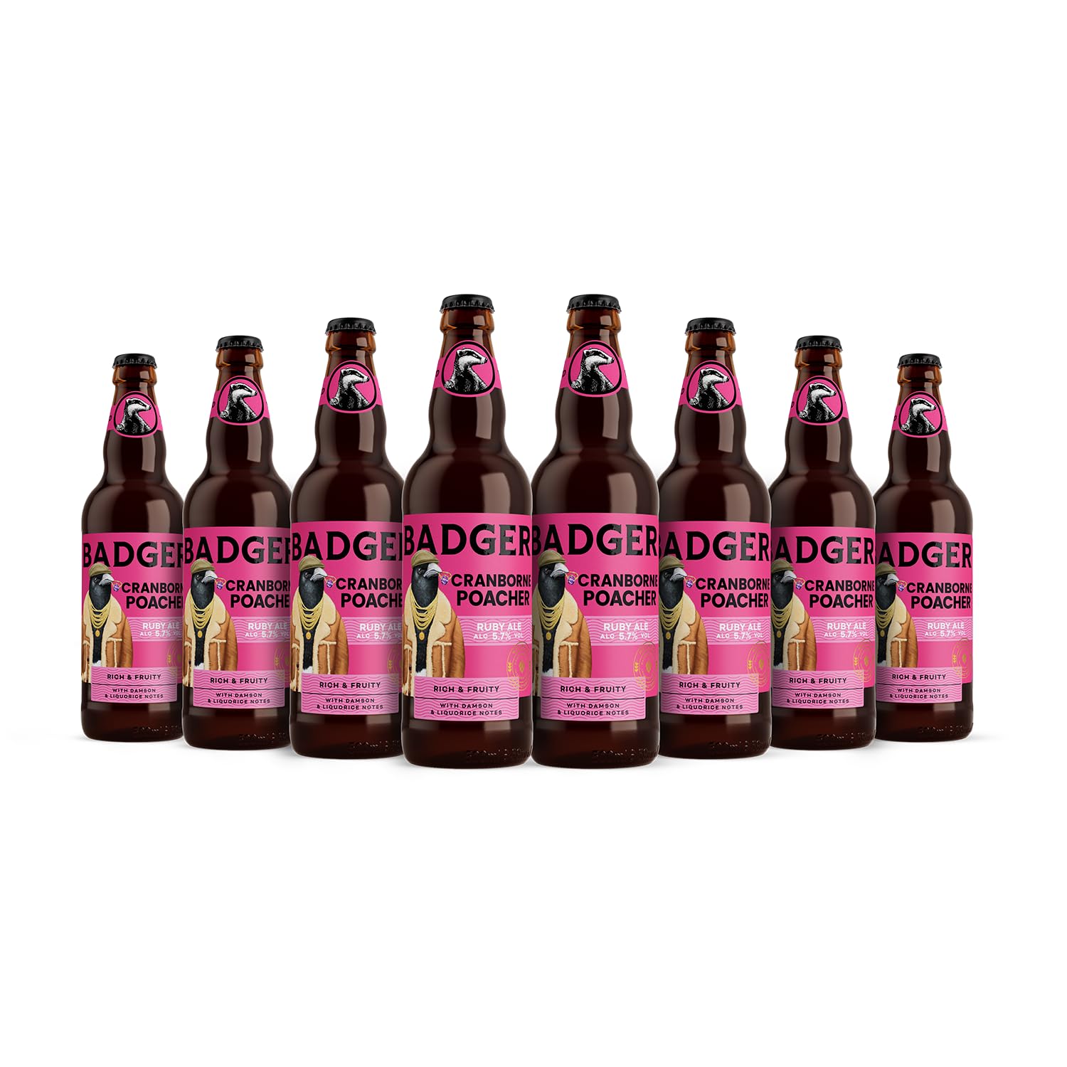 Badger Beers Cranborne Poacher Ruby Ale, 5.7% ABV