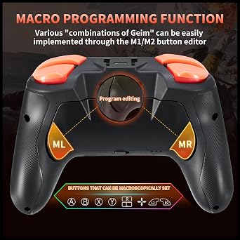 NBCP Wireless Controller for Switch 2, Switch, PC, Android & iOS, 1000Hz