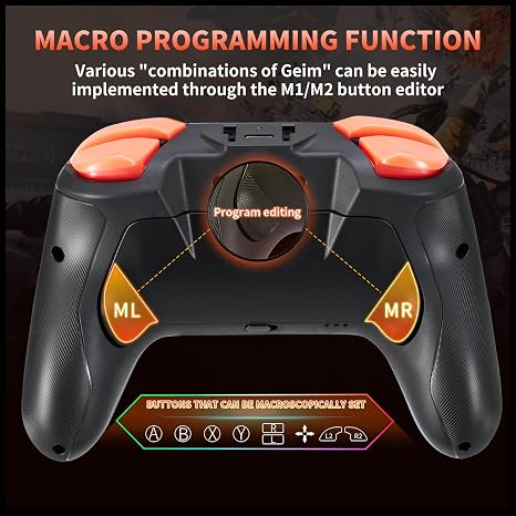 NBCP Wireless Controller for Switch 2, Switch, PC, Android & iOS, 1000Hz