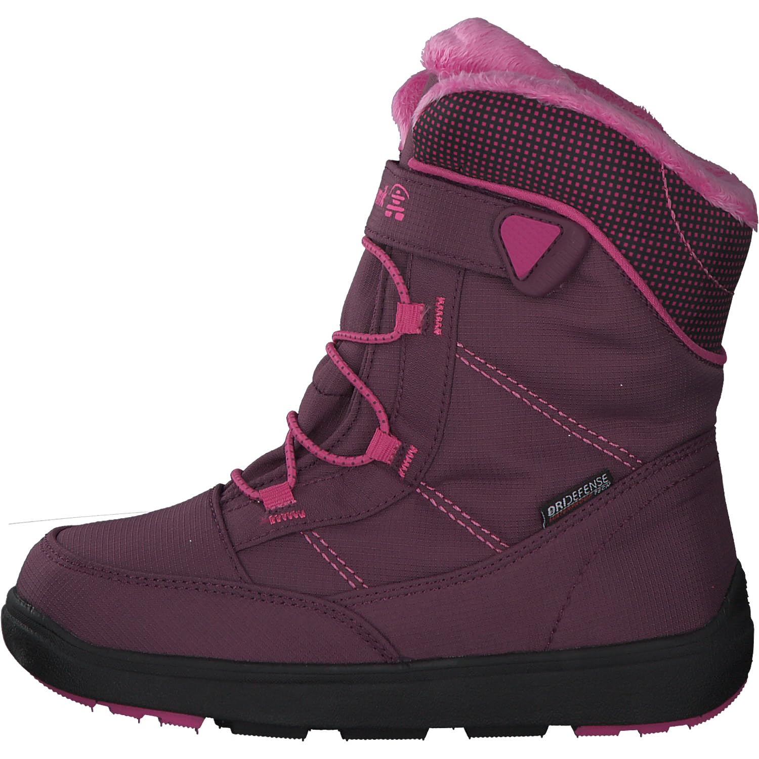 Kamik Southpole4 Kinder Schneestiefel Stance - Wasserdichte Winterstiefel Warm gefüttert - Jungen und Mädchen Stiefel - Perfekt für den Kinderfuß magenta EU32