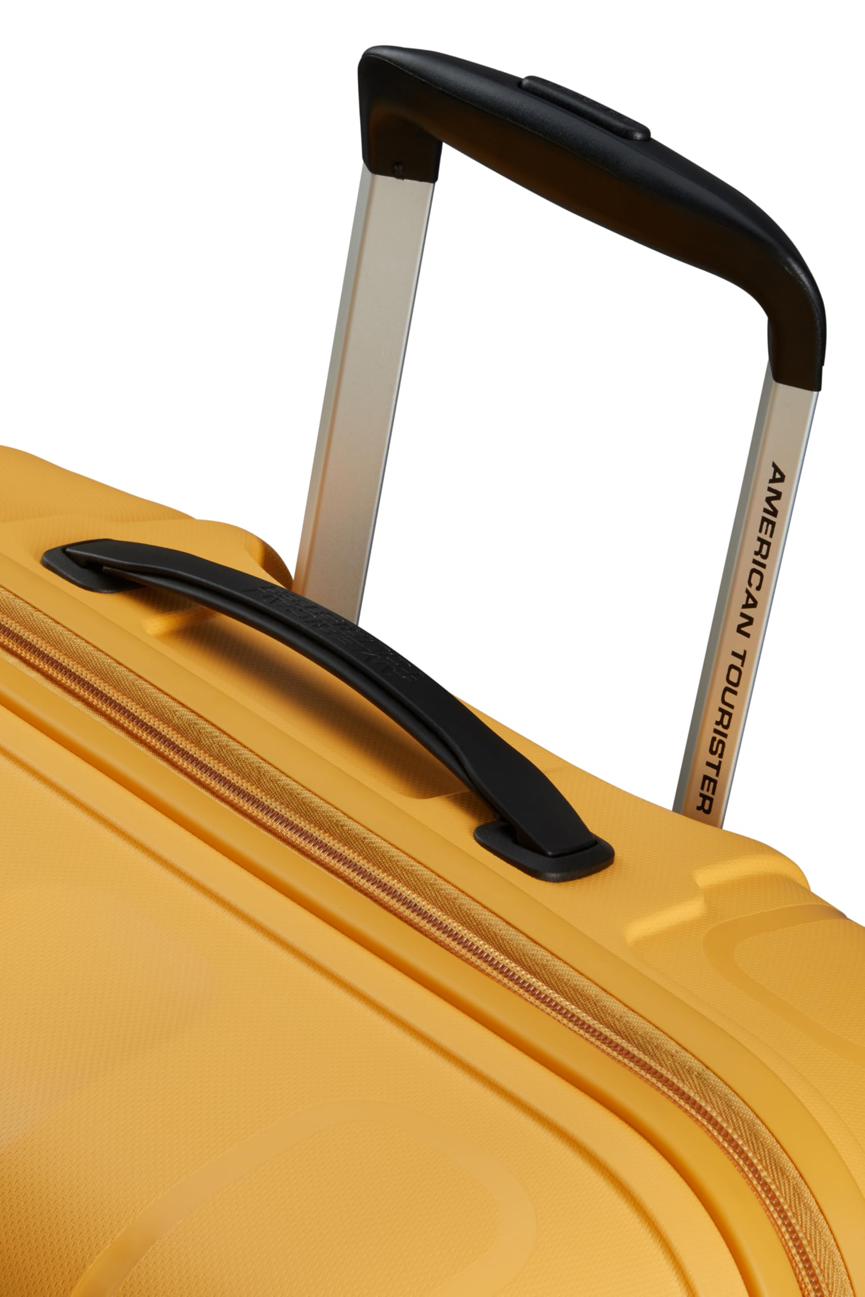 American Tourister Ellipso - Valigia Rigida Grande 79 cm, Valigia Leggera con 4 Ruote, Lucchetto TSA, Bagaglio da Stiva 104L - 3.80 KG - Giallo (Banana Cream)