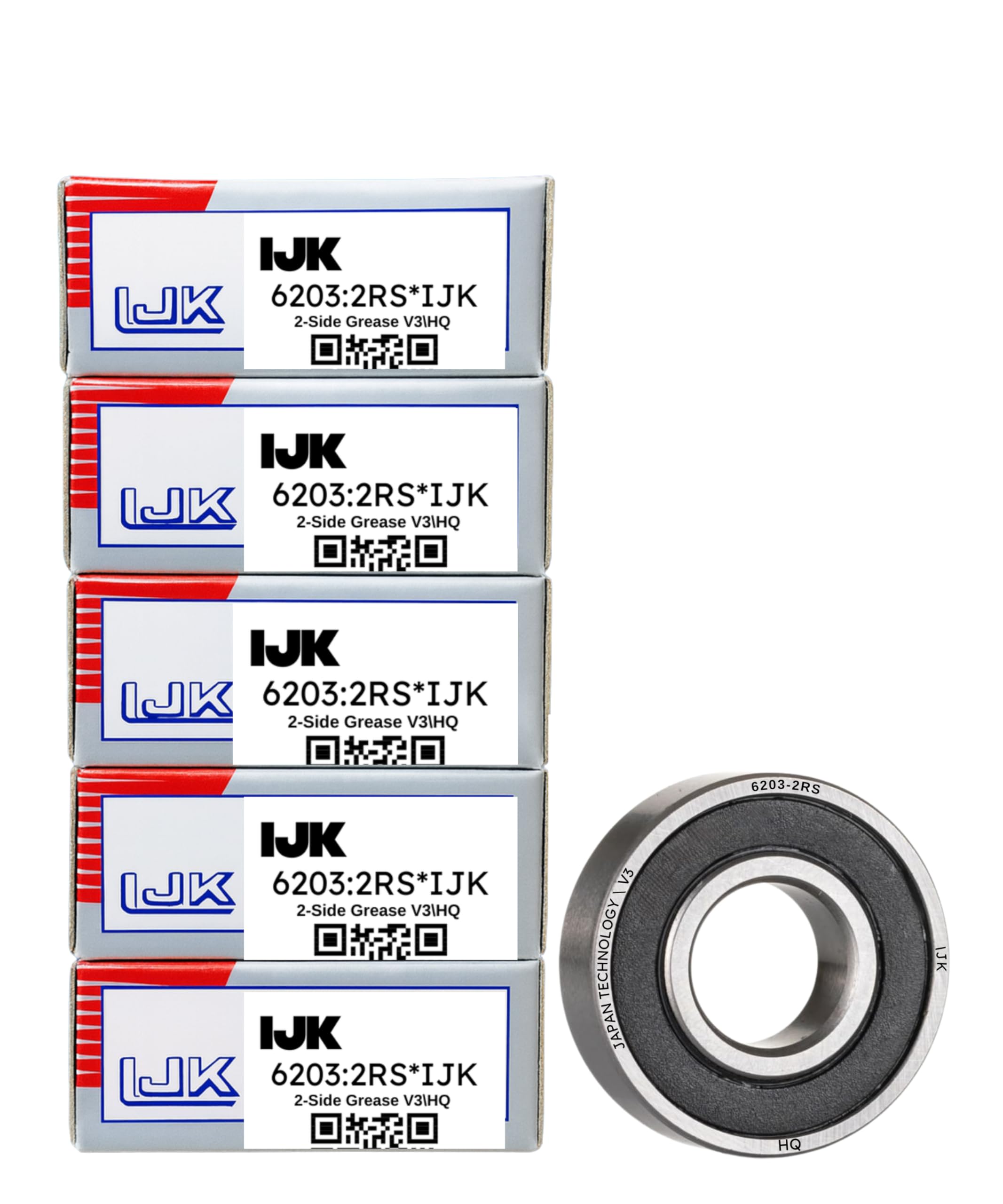 6203 2RS Bearing for Bike, Scooty, Car, Motor, Water Pump, Fan-image-4