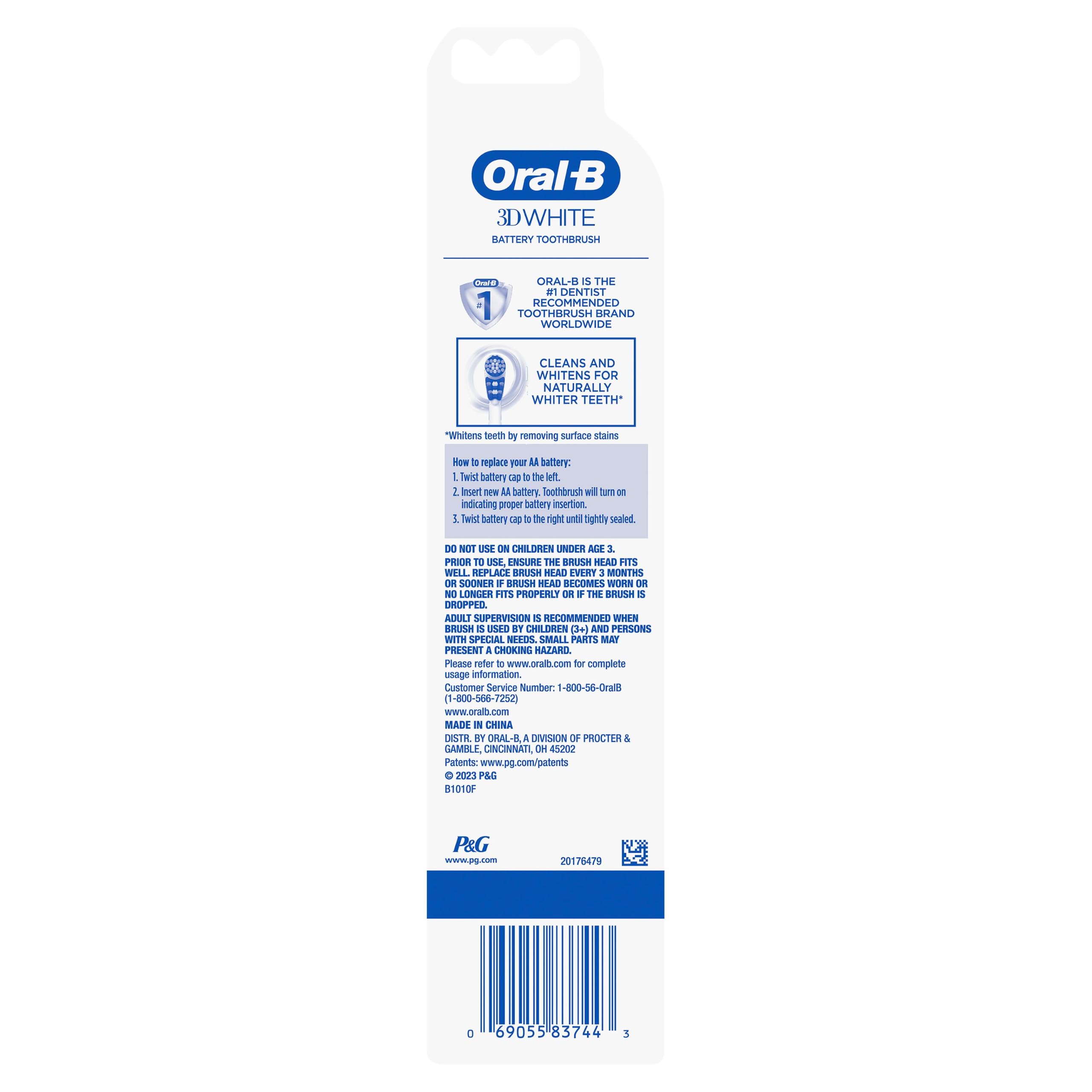 Oral-B 3D White Toothbrush - Whiter Teeth! -7