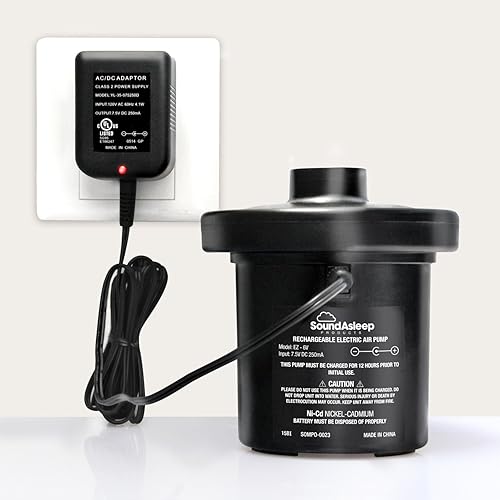 Miniatura 5 de Colchón de aire SoundAsleep con PVC ecológico y bomba de aire recargable