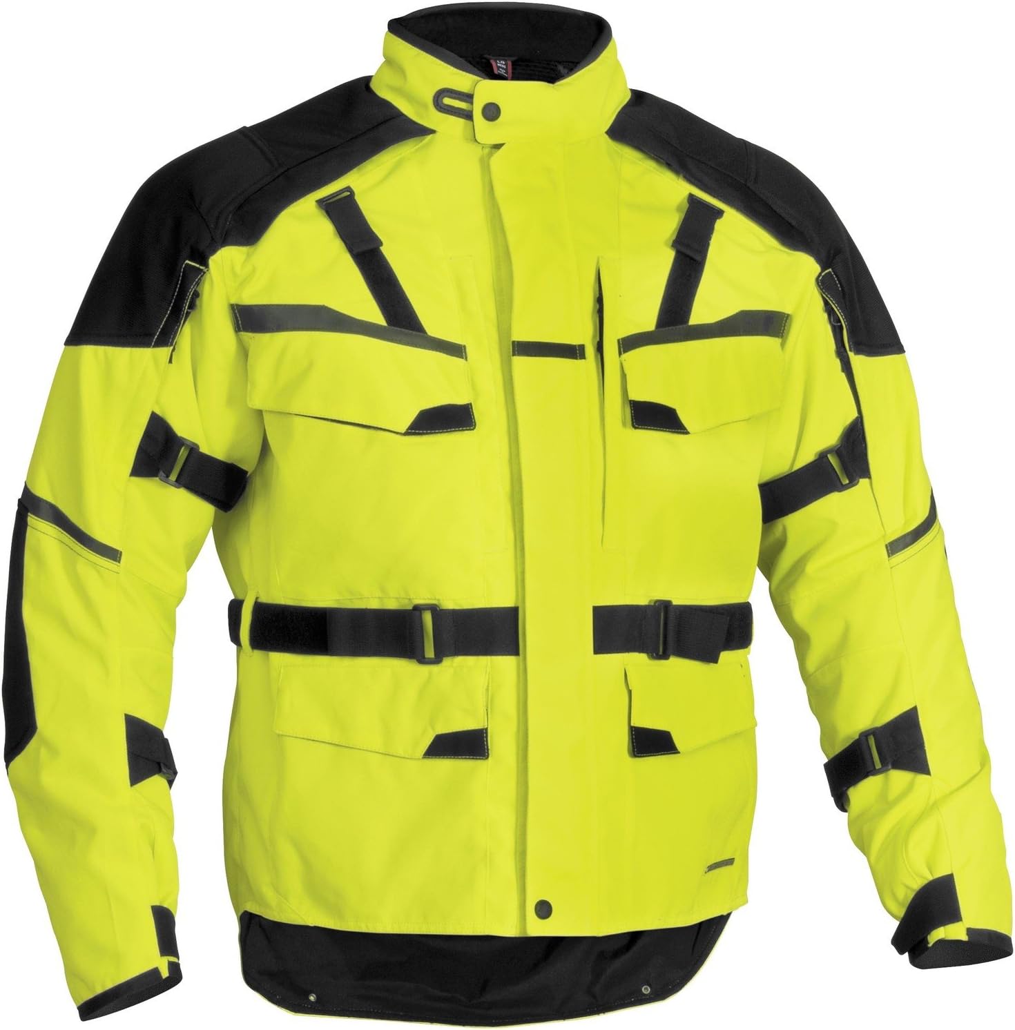 Firstgear 'Jaunt T2' Mens Hi-Viz Yellow Textile Jacket - Large