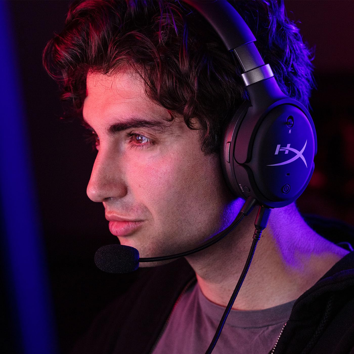HyperX Cloud Orbit S — Gaming-Headset mit Waves Nx 3D-Audio und Waves Nx Head-Bewegungserkennungstechnologie, black