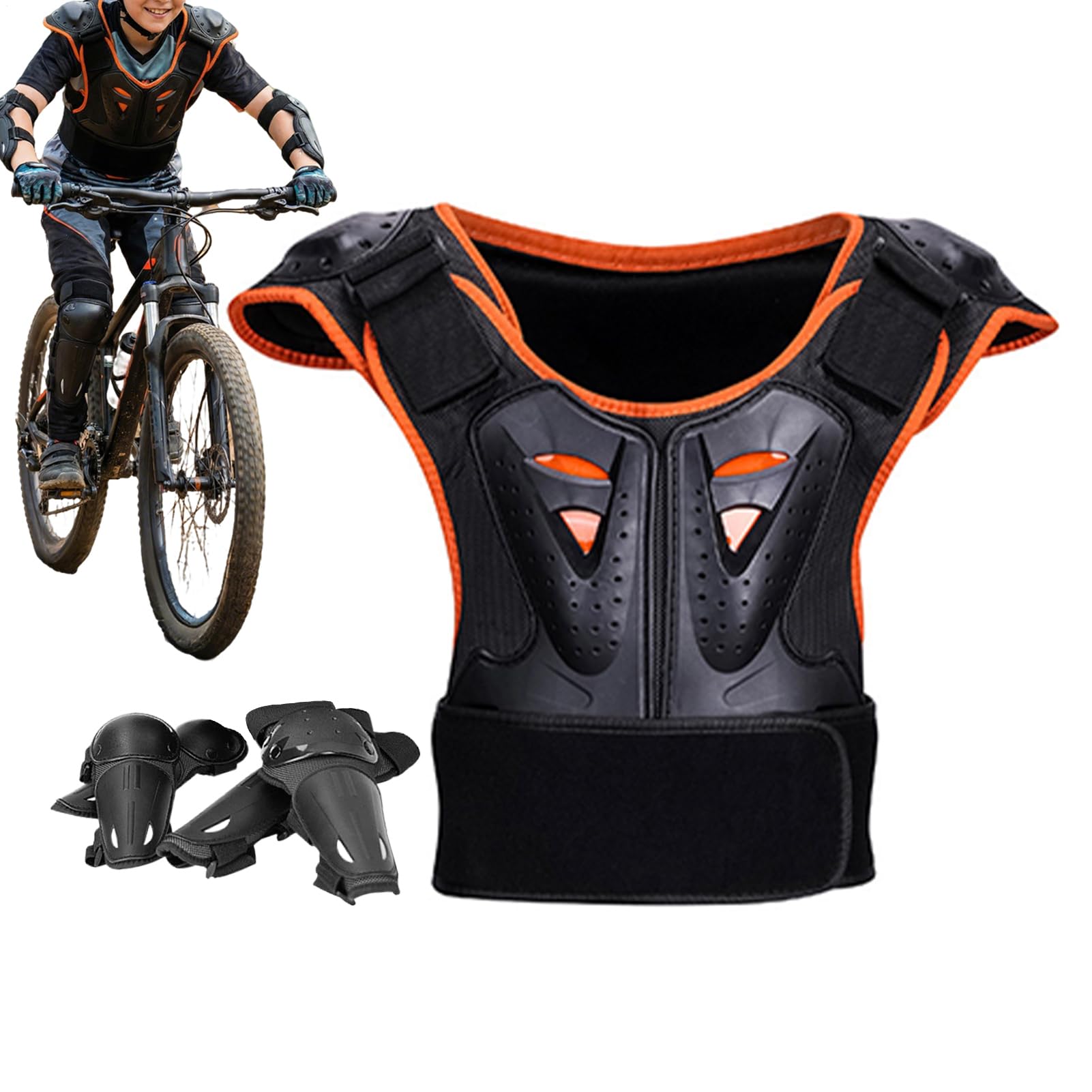 Équipement de protection, équipement de protection en maille respirante, équipement de protection pour enfants | pour enfants, garçons, sports, extérieur, intérieur, cyclisme, ski, moto, patinage