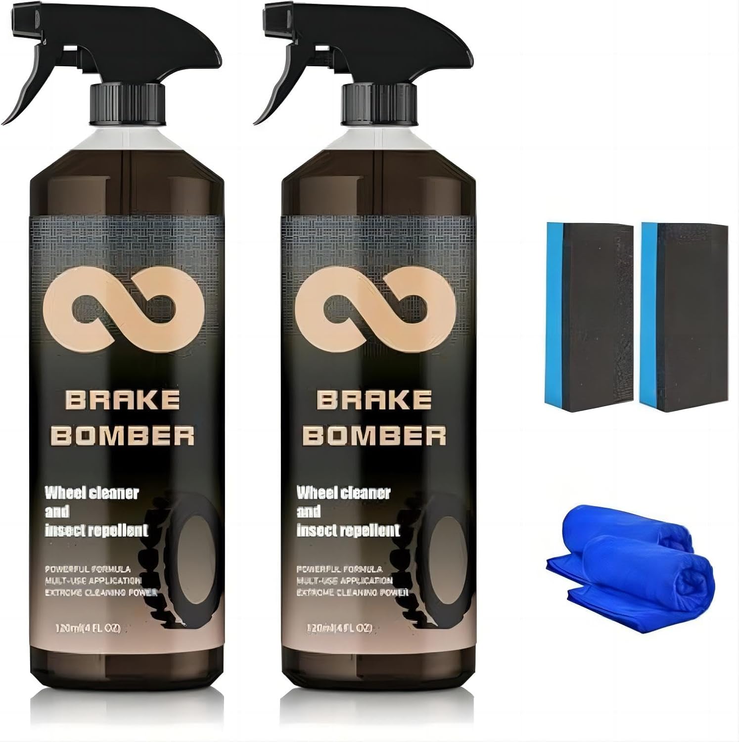 GNEOCHE 2 Pack Brake Bomber Wheel Cleaner, NonAcid Wheel