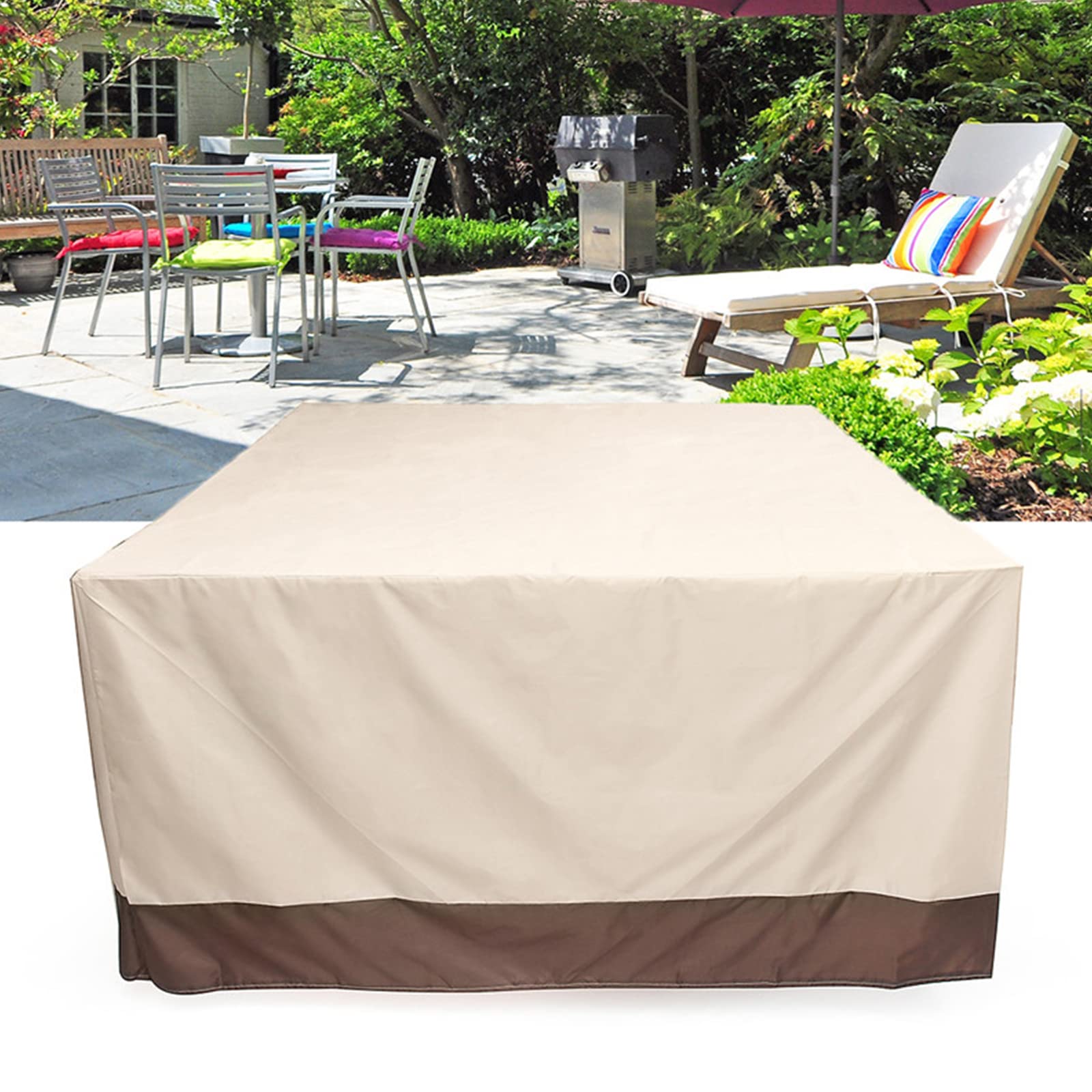 AVLUZ Copertura per mobili da giardino per esterni e terrazze da giardino, per sedia, divano, impermeabile, antipolvere, copertura protettiva antipioggia e neve, 170 x 97 x 71 cm