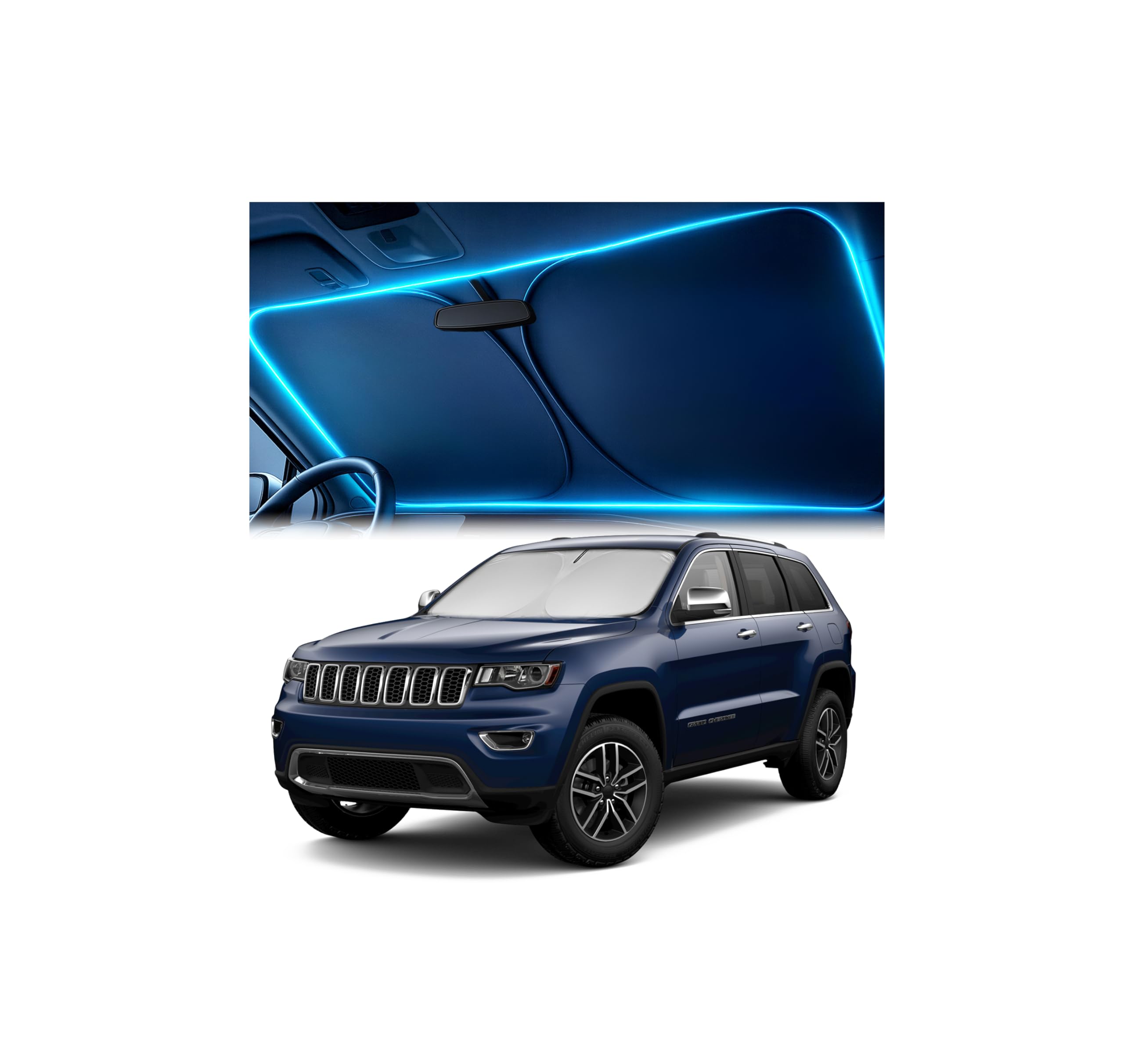 Autopect Jeep Grand Cherokee Windshield Sun Shade