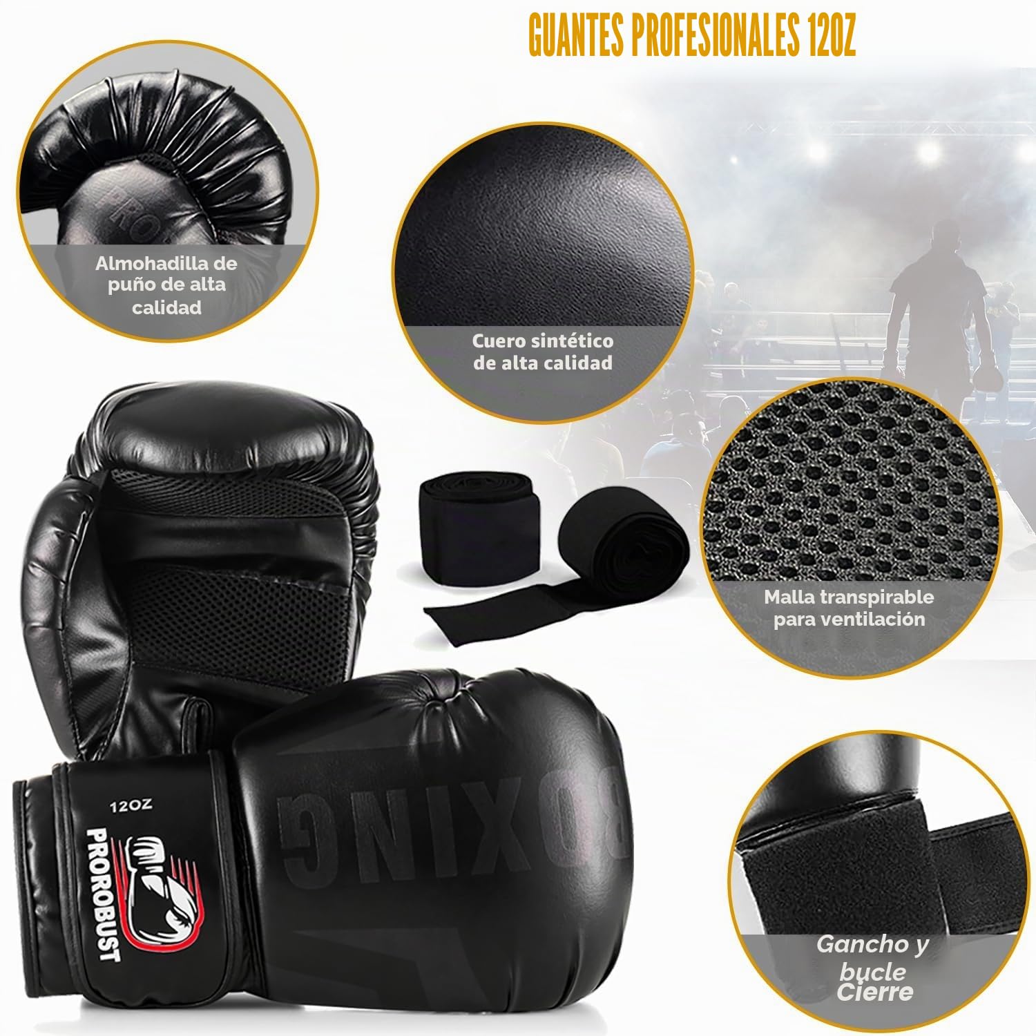 Saco de Boxeo para Adultos, Juego de Saco de Boxeo Pesado de Poliuretano de 4 pies con Guantes de 12 onzas para Artes Marciales Mixtas, Kickboxing, Karate, Gimnasio en casa