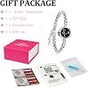 Long Distance Touch Bracelet, Couple Bracelets, Remote Intelligent Matching Couple Bracelets, Bracelet Jewelry, Virgo Zodiac Sign, Silver, Adjustable, Stainless Steel, Cubic Zirconia
