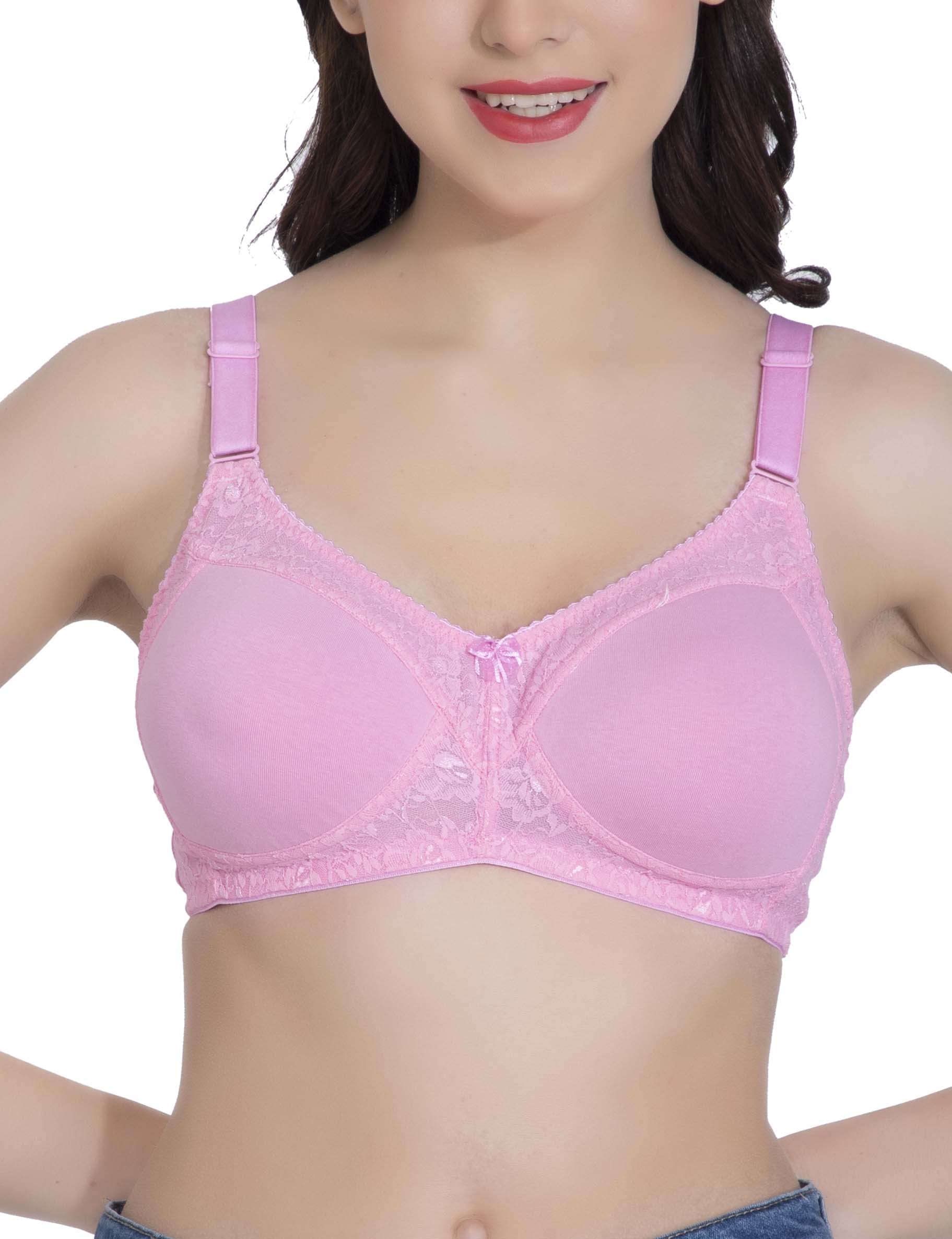 LacyLuxeWomen Seamless Padded/Full Coverage Bra