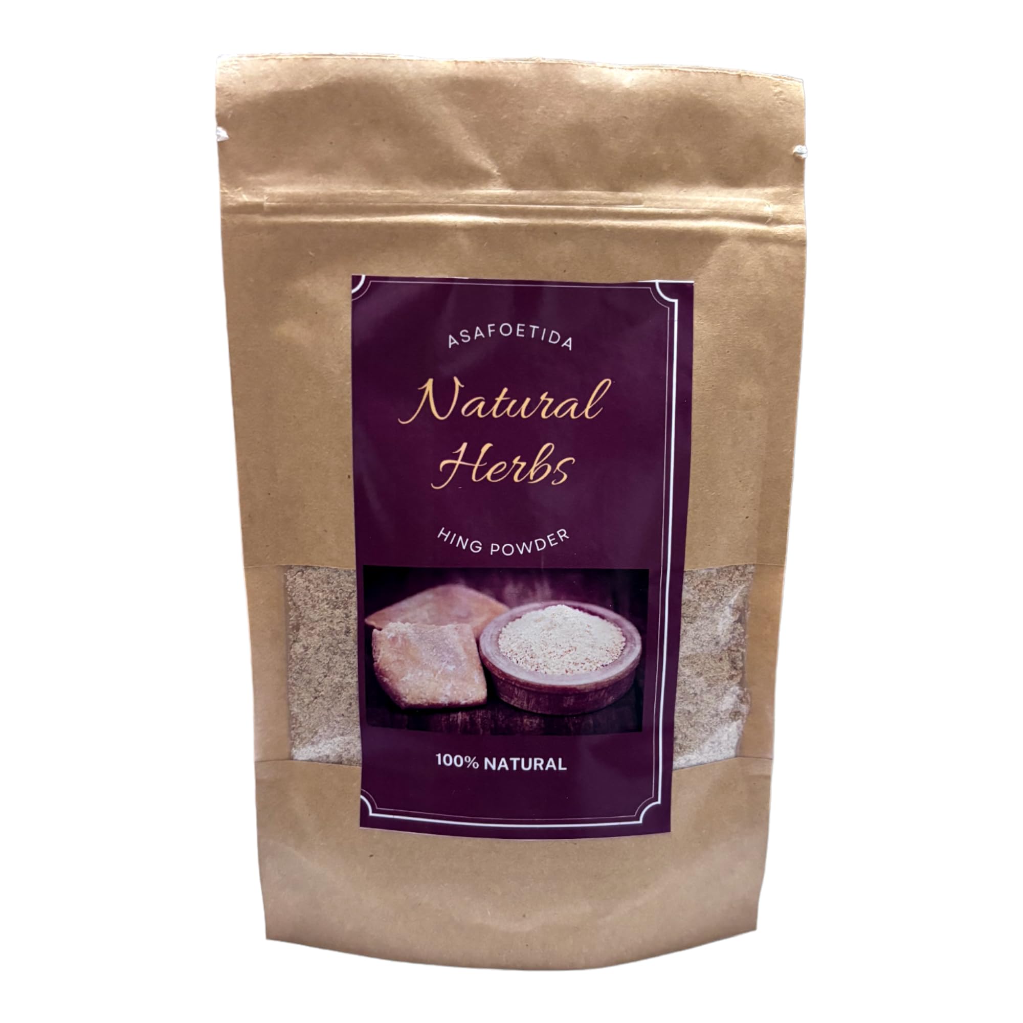 Natural Herb Hing Powder, Pure, Odorless & Conveniently Packaged Organic Asafoetida Powder, Good For All Dishes, Authentic Flavor & Aroma, Asafoetida Indian Spice For Garlic & Onion Substitute (400gm)