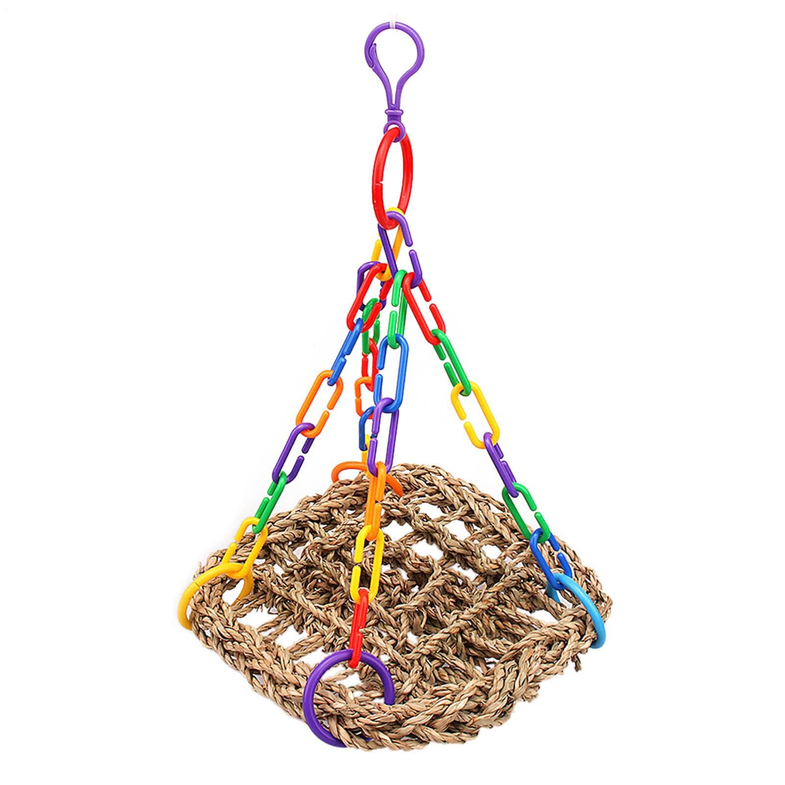 Bird Seagrass Mat Safety Carabiner Fastening Wear-Resistant