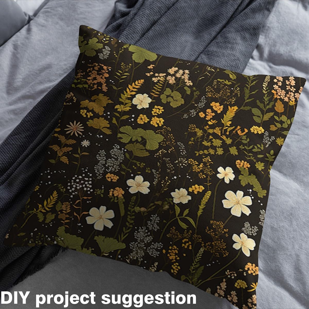 Green Leaves Fabric by The Yard,Rustic Jungle Wild Plants Upholstery Fabric,Botaniclal Rustic Style Decorative Fabric,Vinatge Country Decor Sewing Supplies,3 Yards,108" L x 59" W,108" L x 59" W