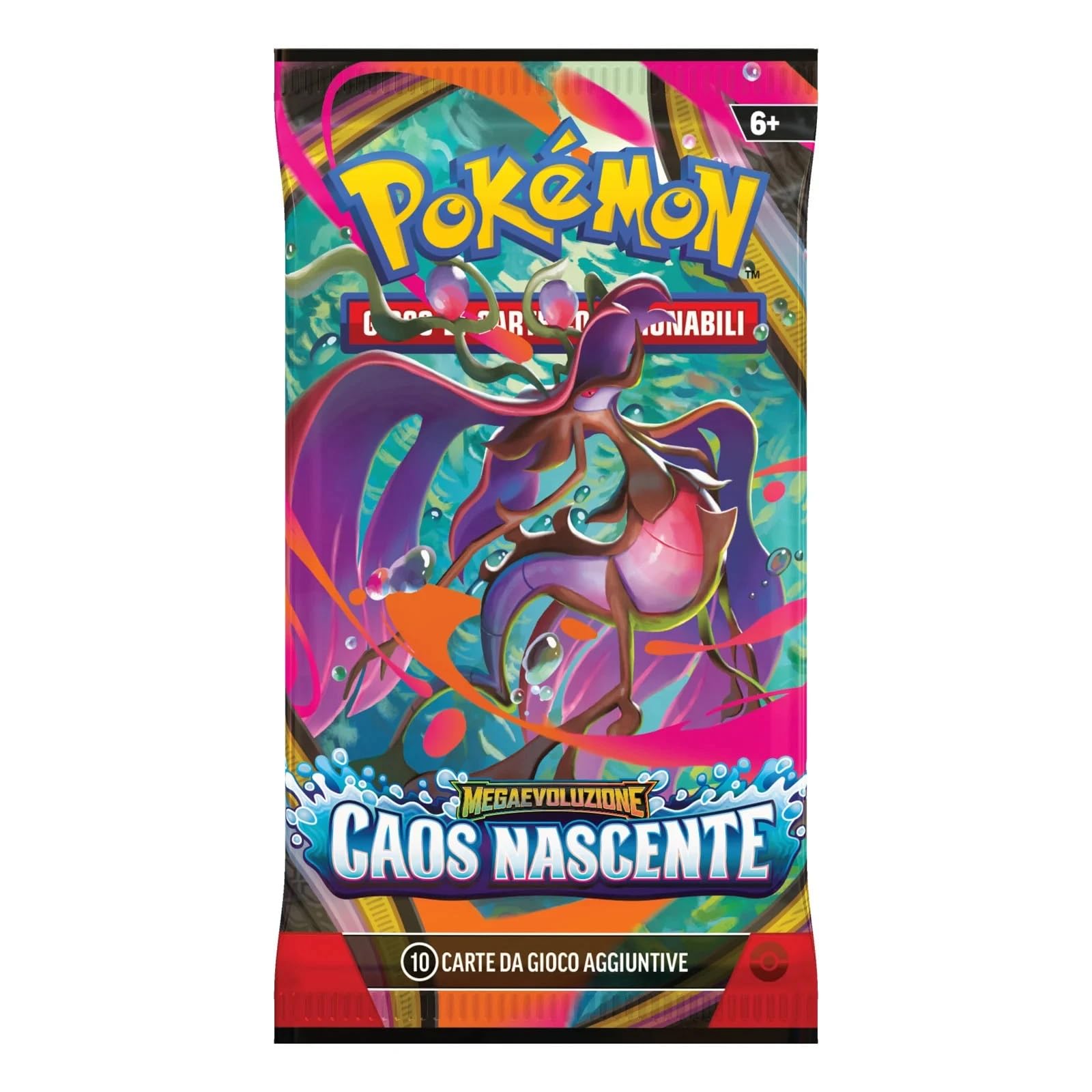 Carte Pokémon Megaevoluzione CAOS NASCENTE del GCC - espositore sigillato con 36 buste da 10 carte - edizione in italiano