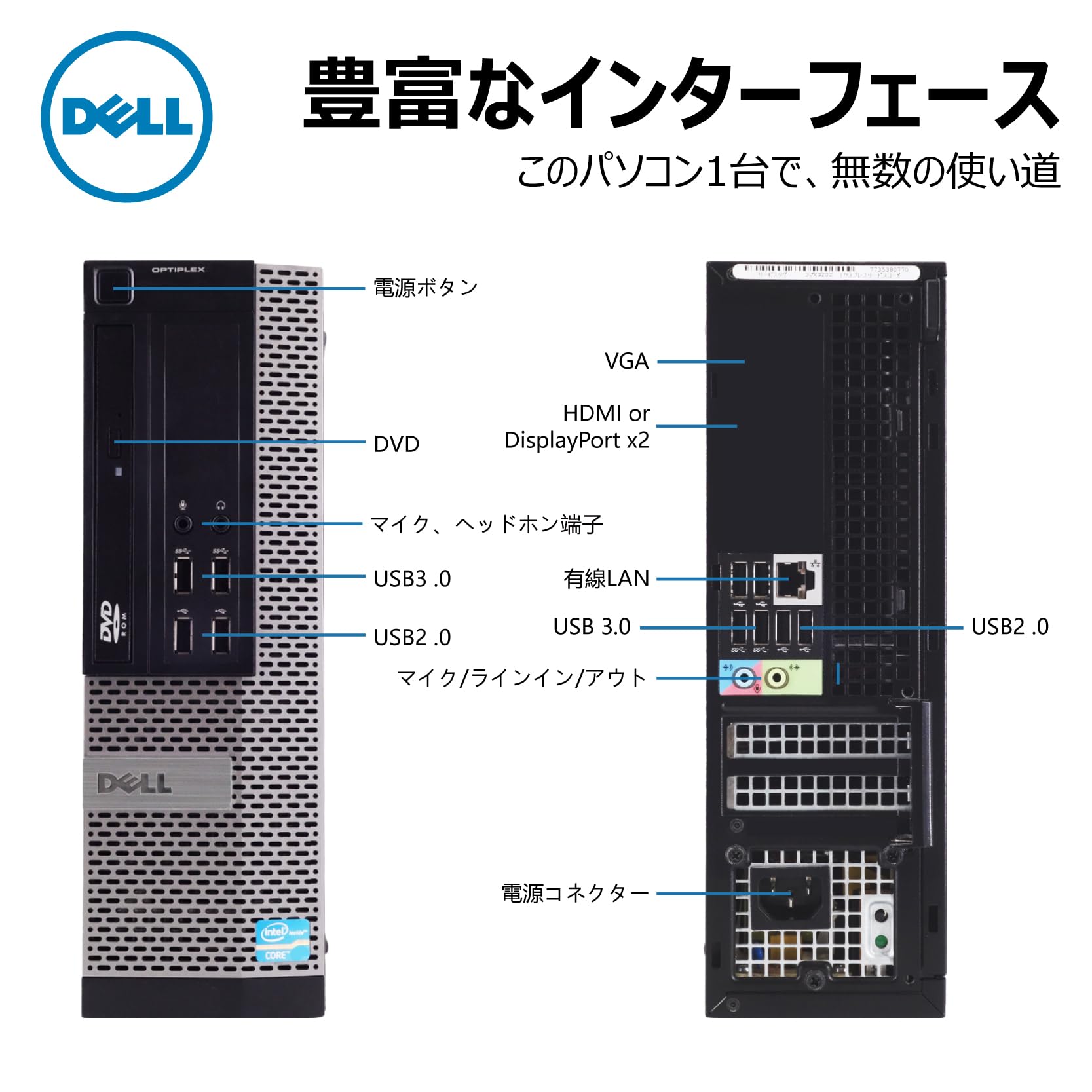 【限定1台】デスクトップPC Dell Corei7 Office Win11 特別価格】デスクトップPC Dell Corei7 Office Win11