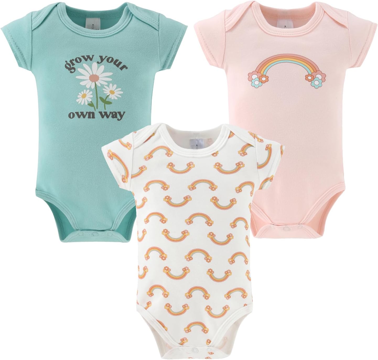 The Peanutshell 15-Piece Baby Girl Clothes Set, Girl Outfits, Essentials Gift Set, Carefree Floral