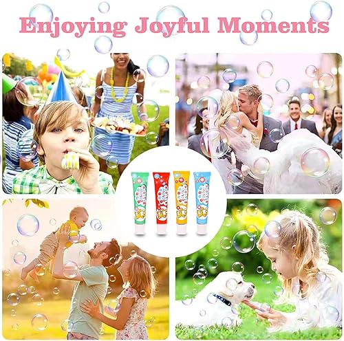 Miniatura 5 de BolianOvi 40 piezas de burbujas de plástico soplar burbujas de plástico grandes globos de burbujas para escuelas fiesta regalo de cumpleaños