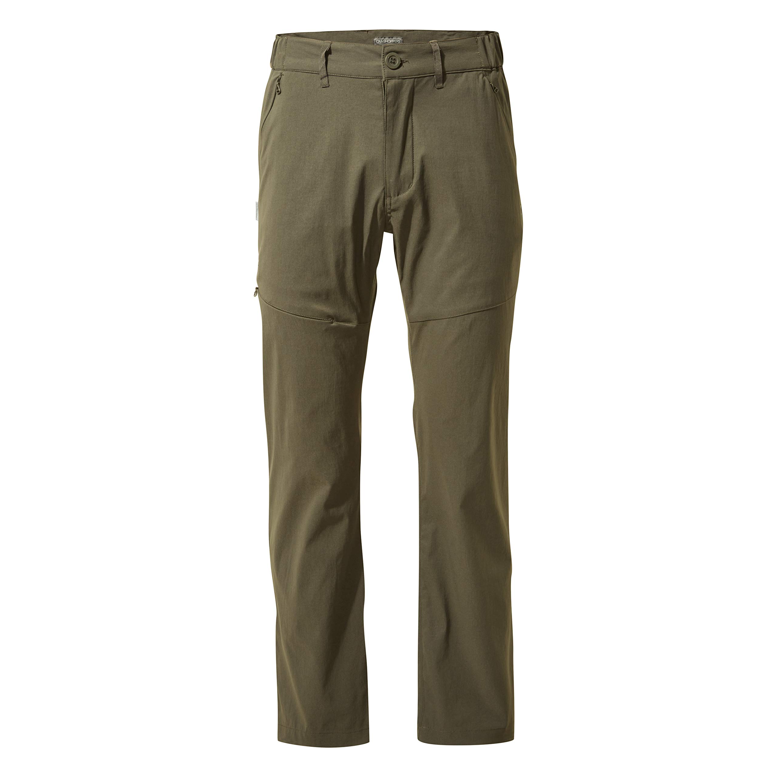 Craghoppers Women's Kiwi Pro II Trousers with 4 Pockets and Water Repellent Finish, Stretchable, Hard Wearing & Sun Protection - Perfect for Outdoor, Walking, Camping & Hiking Green