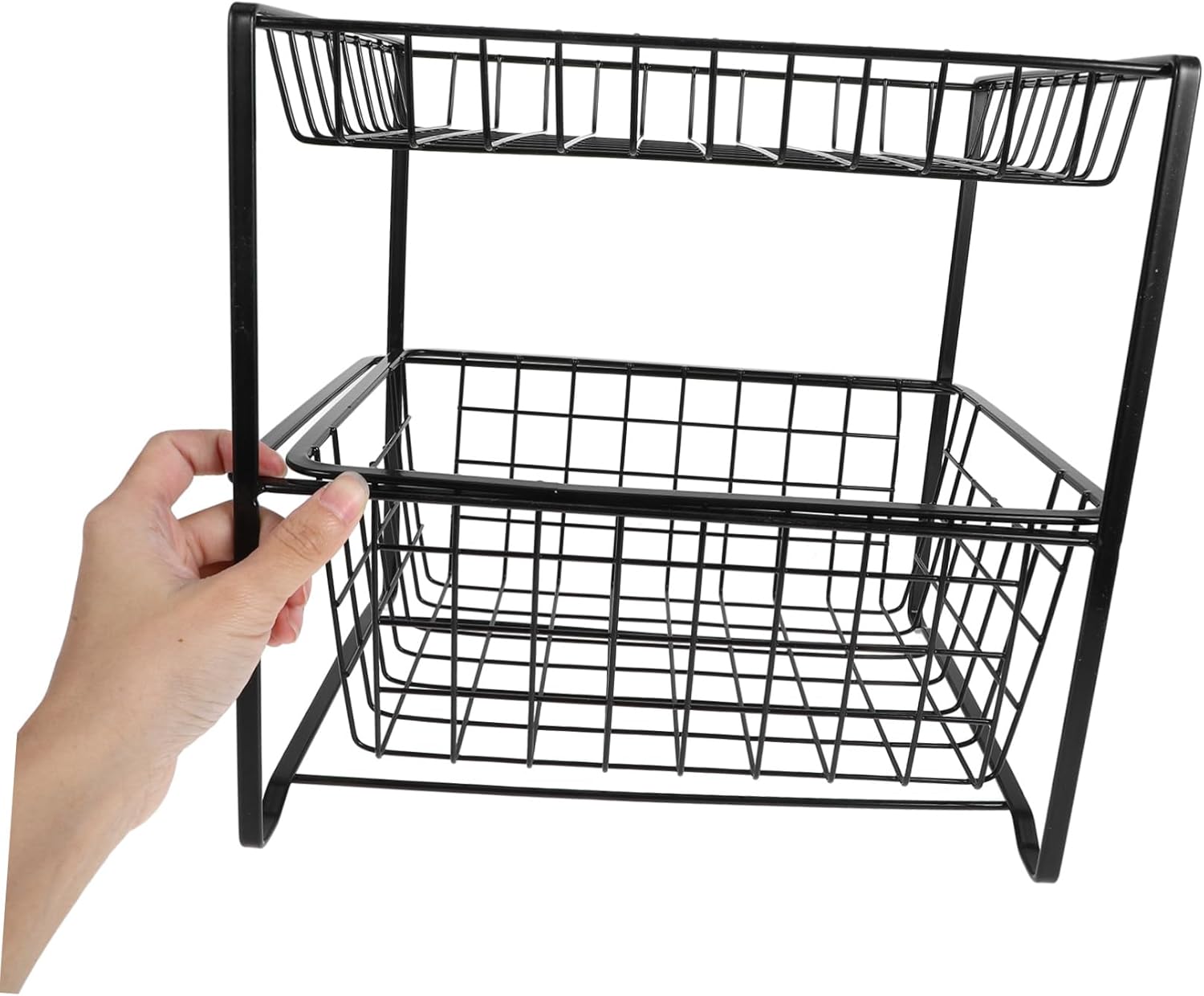 Under Sink Organizer Shelf Multi Functional Bathroom Storage Rack Shelf for Kitchen and Bathroom Essentials Assembly Sturdy