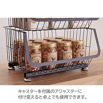 店舗什器 ワイヤーラック ワイヤーバスケット付き メタルラック キャスター付き 楽天市場】業務用 什器 ワイヤーバスケット 4段 スタッキング