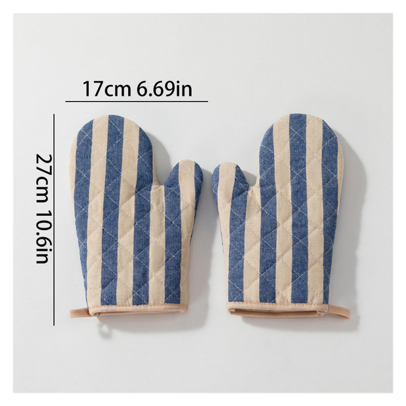 1 Paire De Gants Épais en Coton Et Lin pour Cuisine