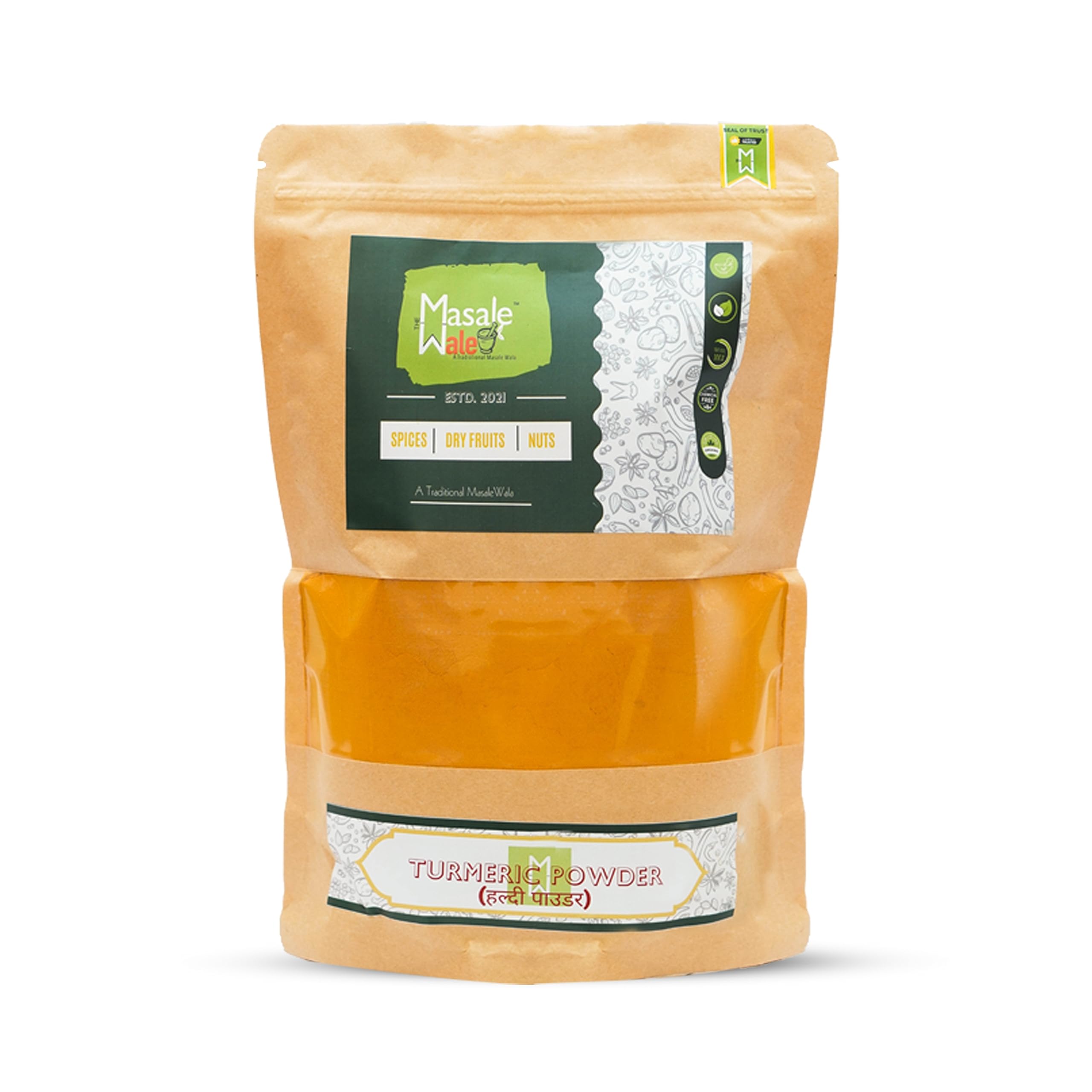 TheMasalewale Natural Salem Turmeric Powder With No Added Flavours And Colours| Hand Pounded|100% Natural|Gluten Free High Curcumin Content|Immunity Booster|Freshly Ground Haldi Powder|(200) (B0CF2P3KJN) Amazon Price History, Amazon Price Tracker