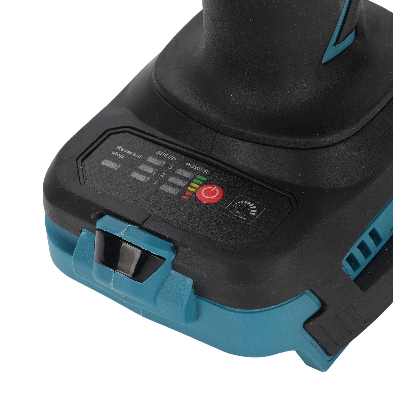 Cryfokt Klucz Bez Przewinięcia, Elektryczny Sterownik Uderzenia 550 Nm z LED Work Light, 3500IPM Wysokim kierowcą Skrętnym, 3 Prędkości, do Konserwacji Maszyn Przemysłowych