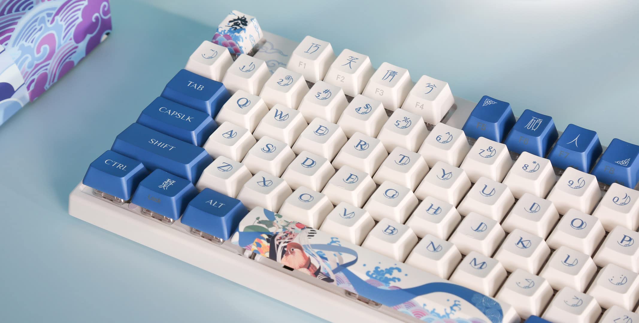 Amazon.com: Varmilo MA Series V2 Love Birds Yang (I) White LED TKL