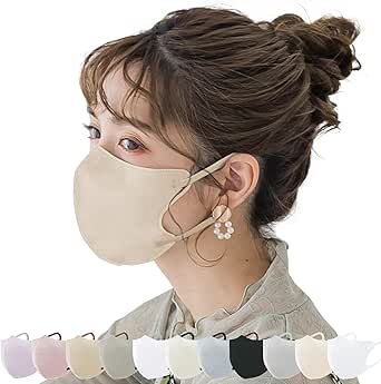 [一木物語] 3Dマスク 60枚入（10枚×6パック）【春向け乾燥肌の不快感ヘ改良】不織布 立体マスク バイカラー 小顔マスク 血色カラー 薄型 くちばし型 柔らか耳紐 耳が痛くなりにくい 通気性 蒸れにくい 花粉・PM2.5対策 男女兼用【適格請求書発行事業者】