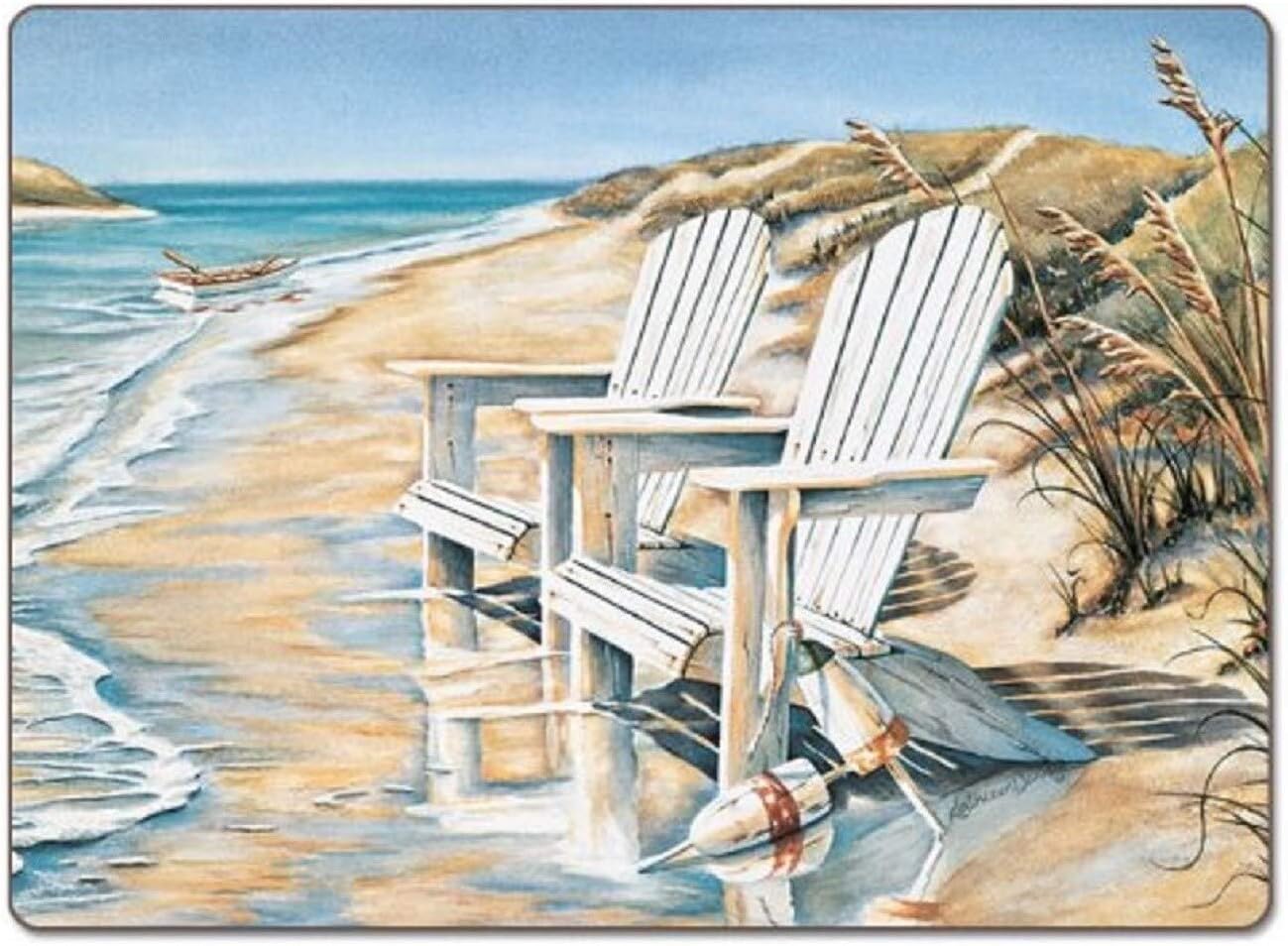 Counterart Beach Days Hardboard Placemat, Set of 2