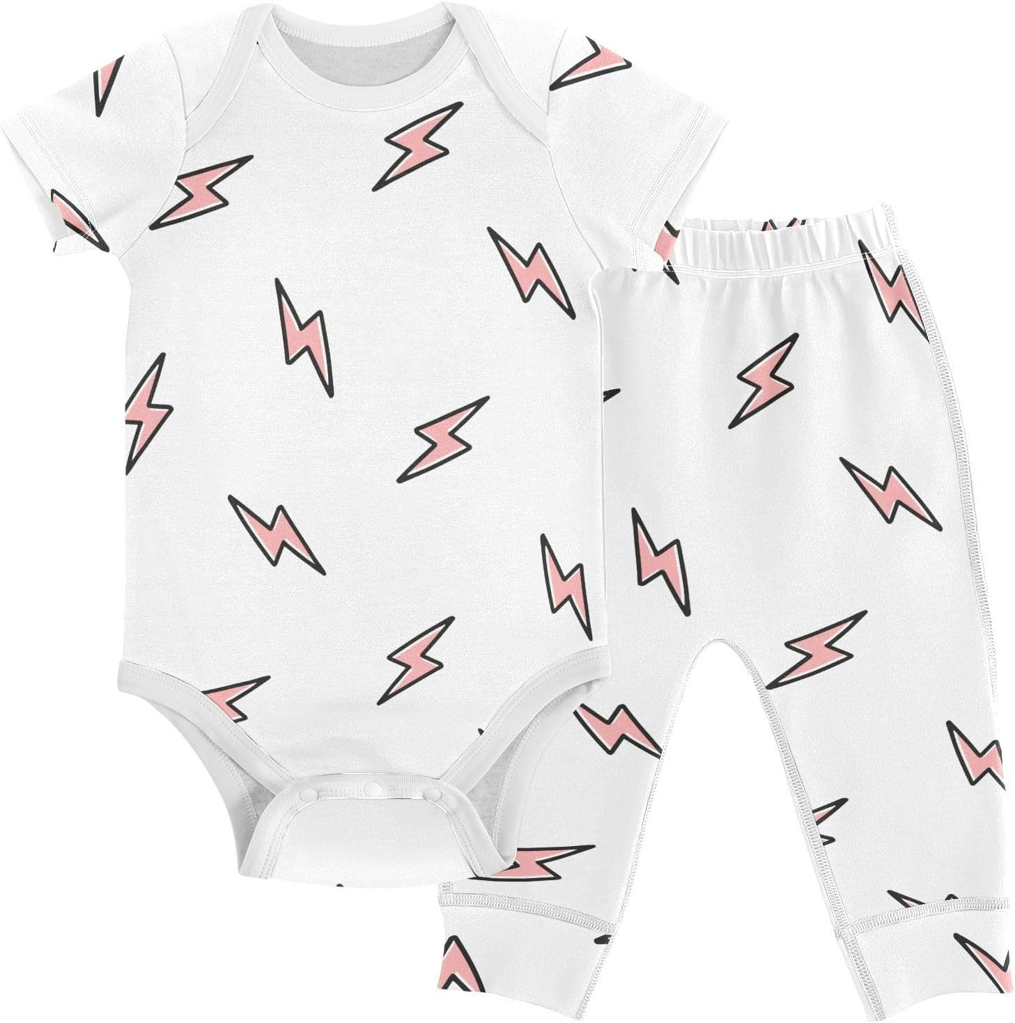 Baby Clothes Set Infant Bodysuits Pants Sets 0-24M For Boys Girls