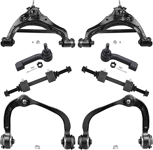 Miniatura 84 de Detroit Axle - Kit de suspensión frontal de 8 piezas para Chevy Aveo Aveo5 Pontiac G3 Wave Wave5 Suzuki Swift+ 2 brazos de control inferiores con