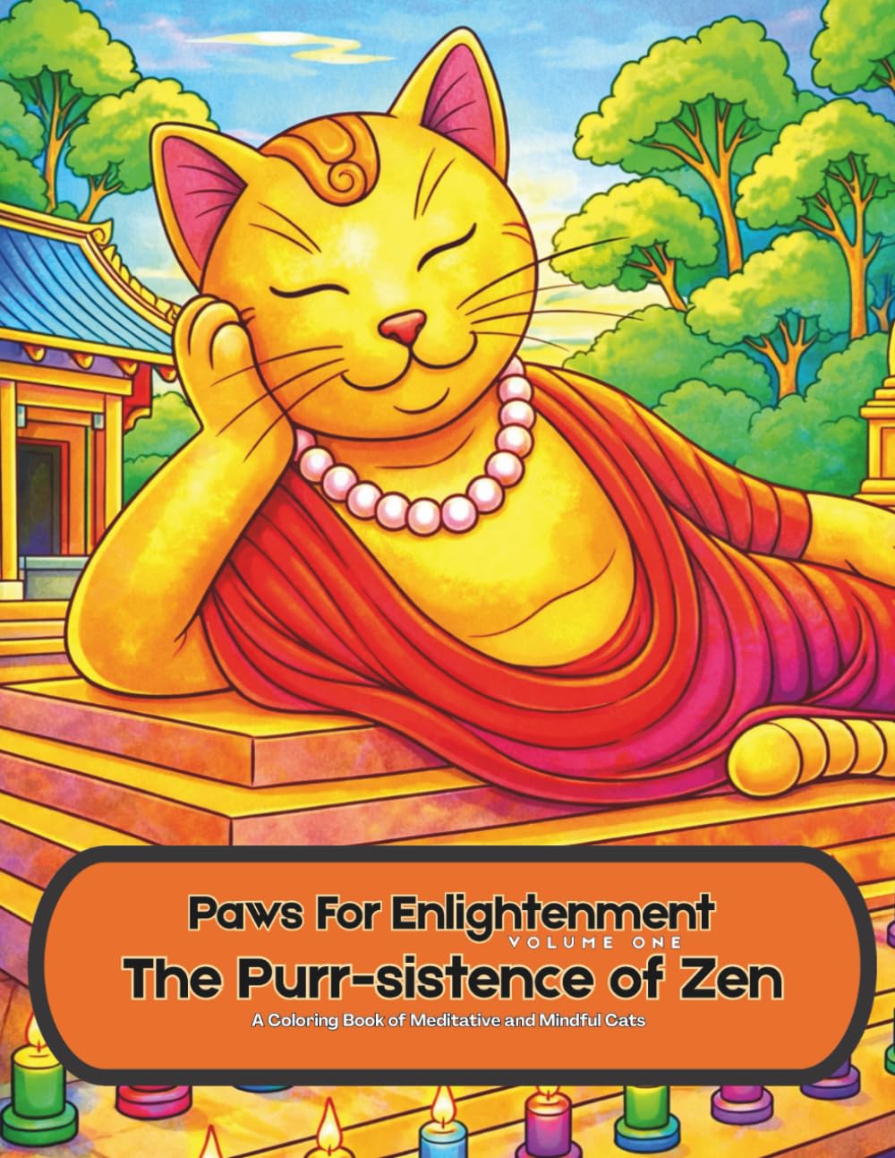 Paws for Enlightenment Volume One The Purr-sistence of Zen: A Coloring Book of Meditative & Mindful Cats
