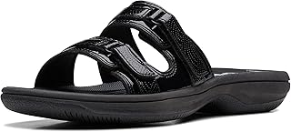 Clarks womens Breeze PiperSlide Sandal