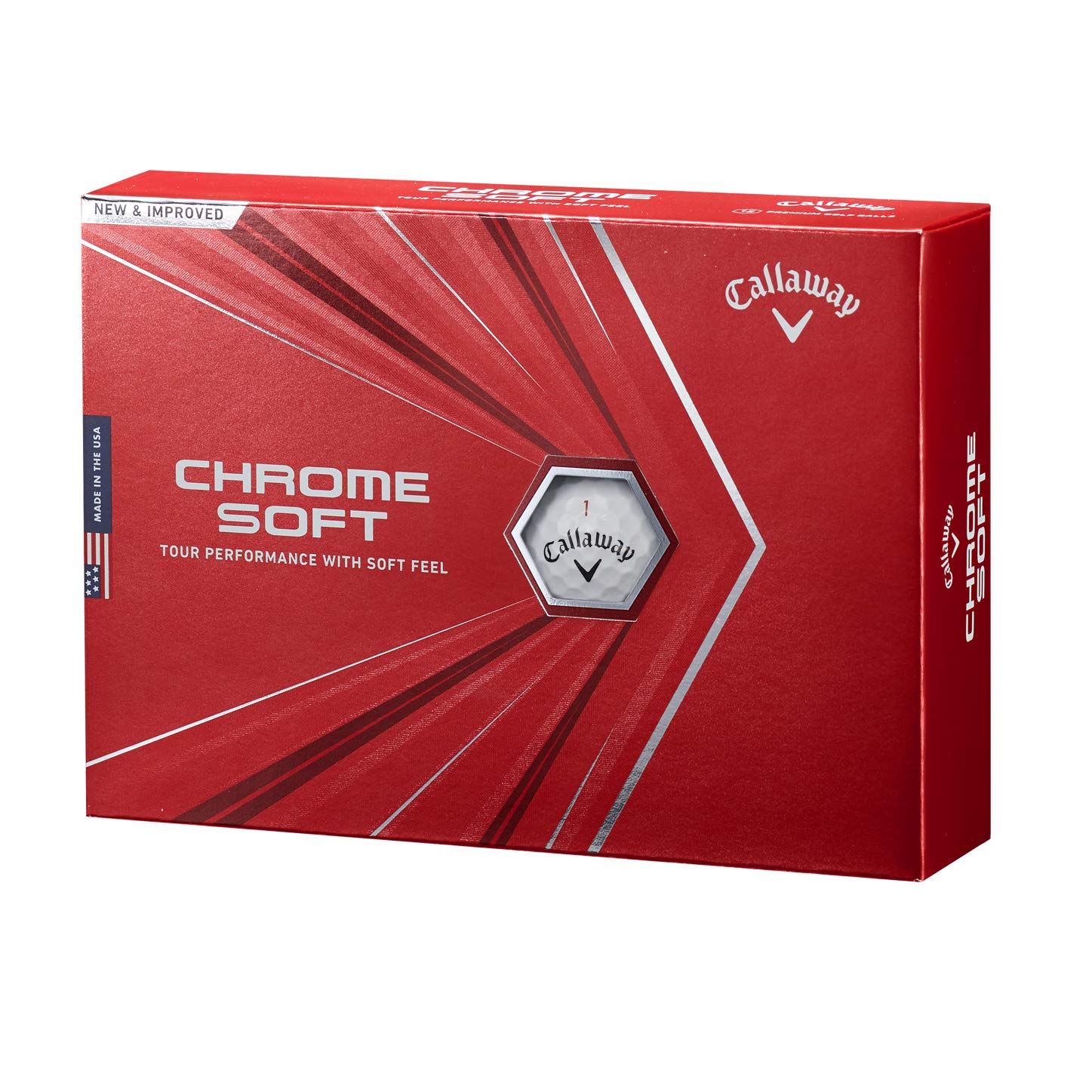 Amazon.co.jp: キャロウェイ (Callaway) ゴルフボール CHROME