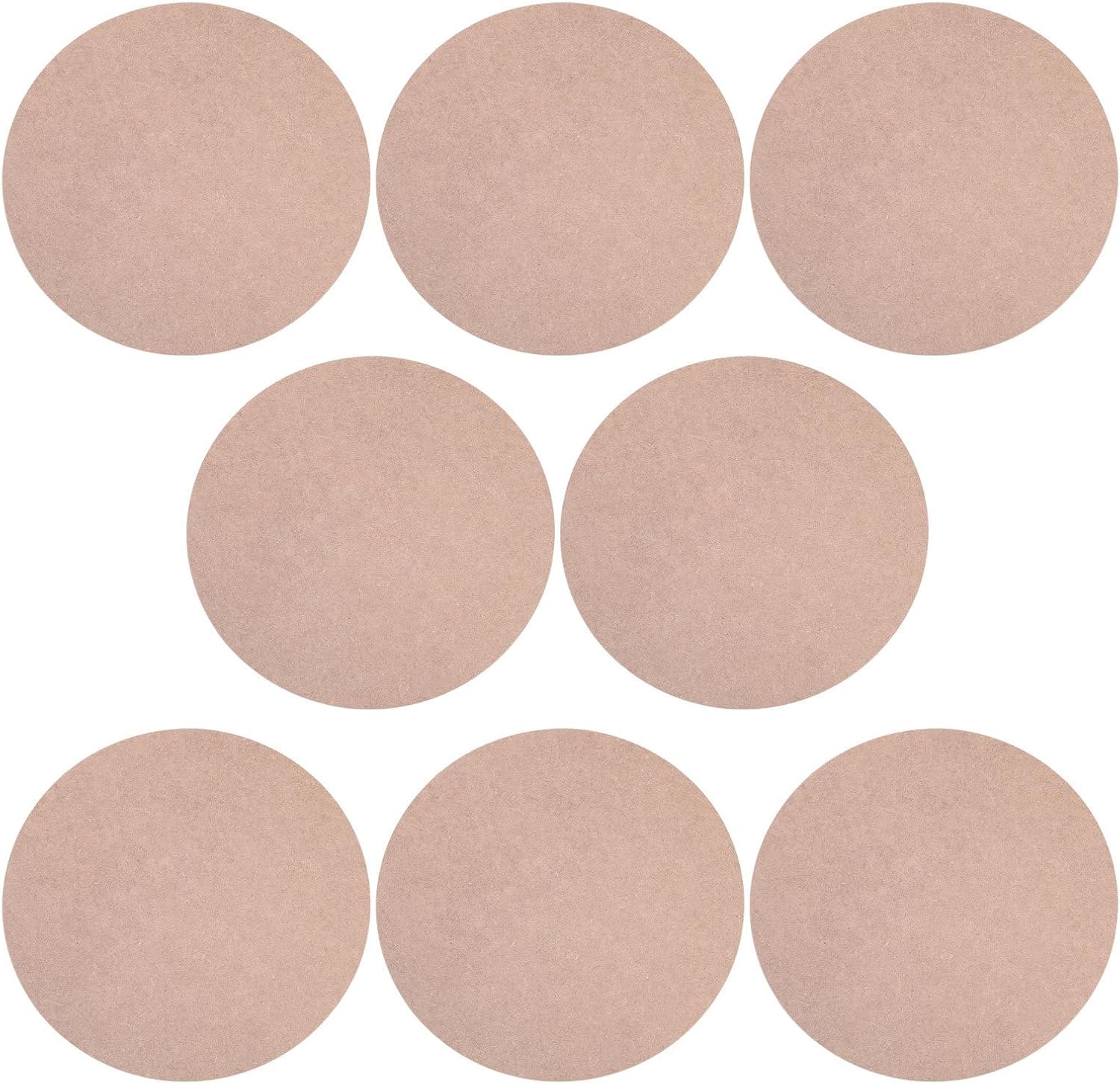 8pcs Round Pottery Drying Boards for Ceramic Clay Throwing Bats